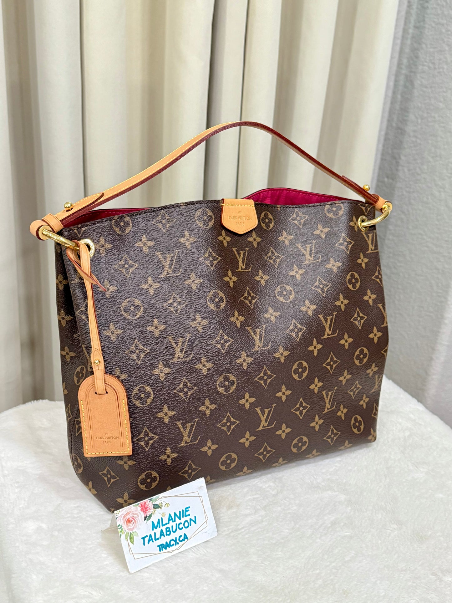 Louis Vuitton Graceful PM Mono Pivoine