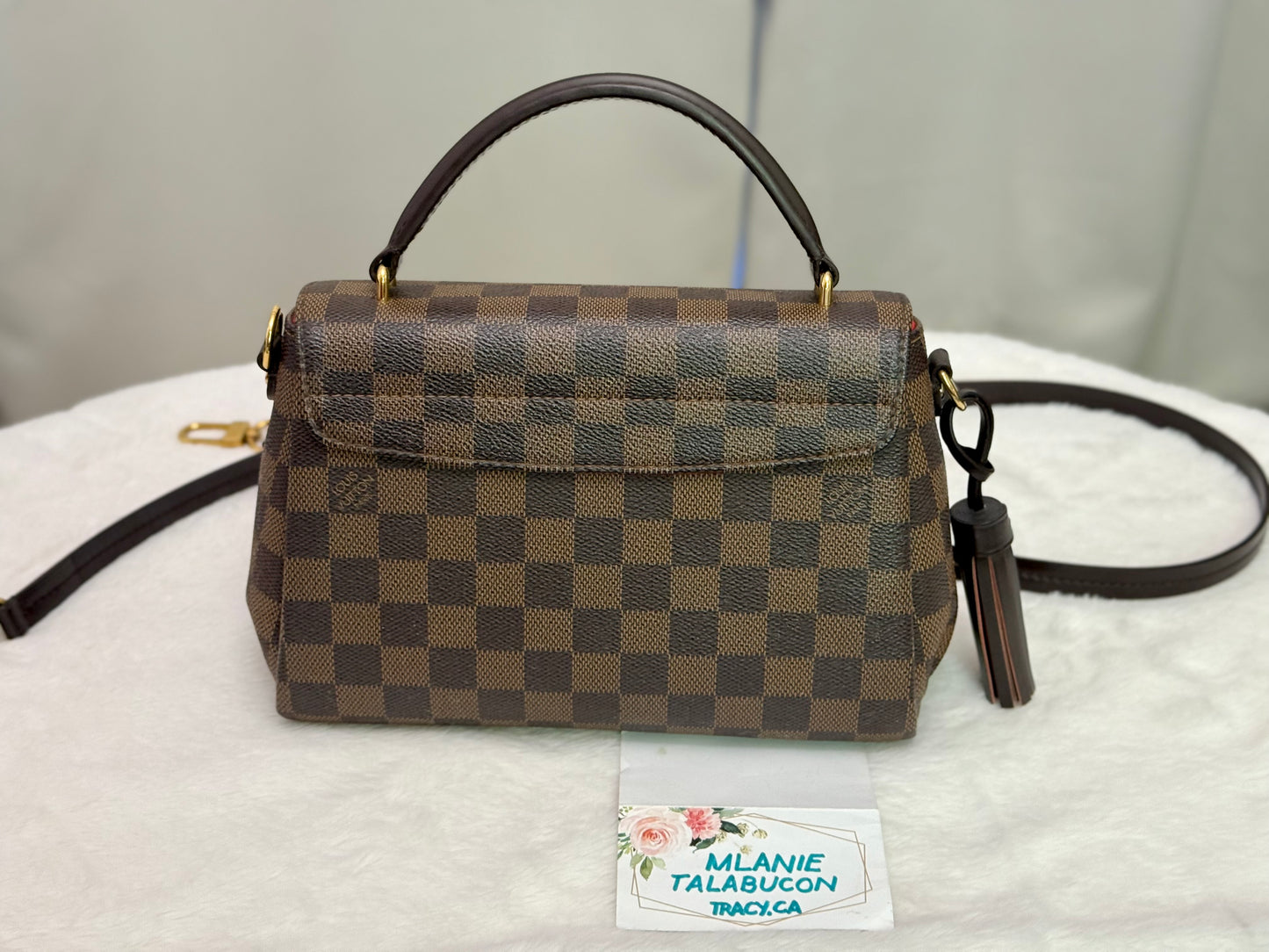 Louis Vuitton Croisette Damier Ebene Crossbody Bag
