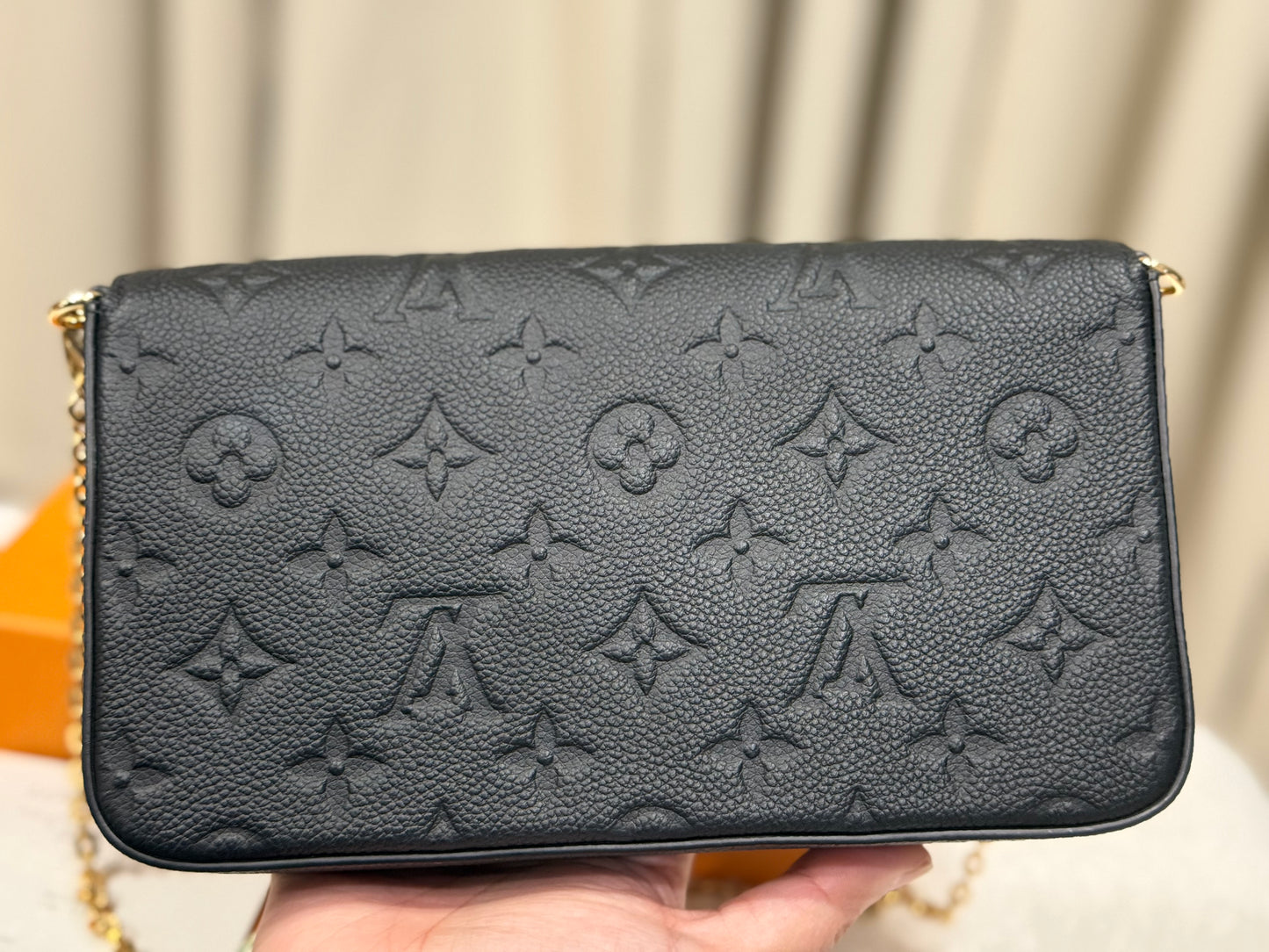 Louis Vuitton Felicie Pochette in Mono Empreinte Noir/Black with Inserts (Copy)