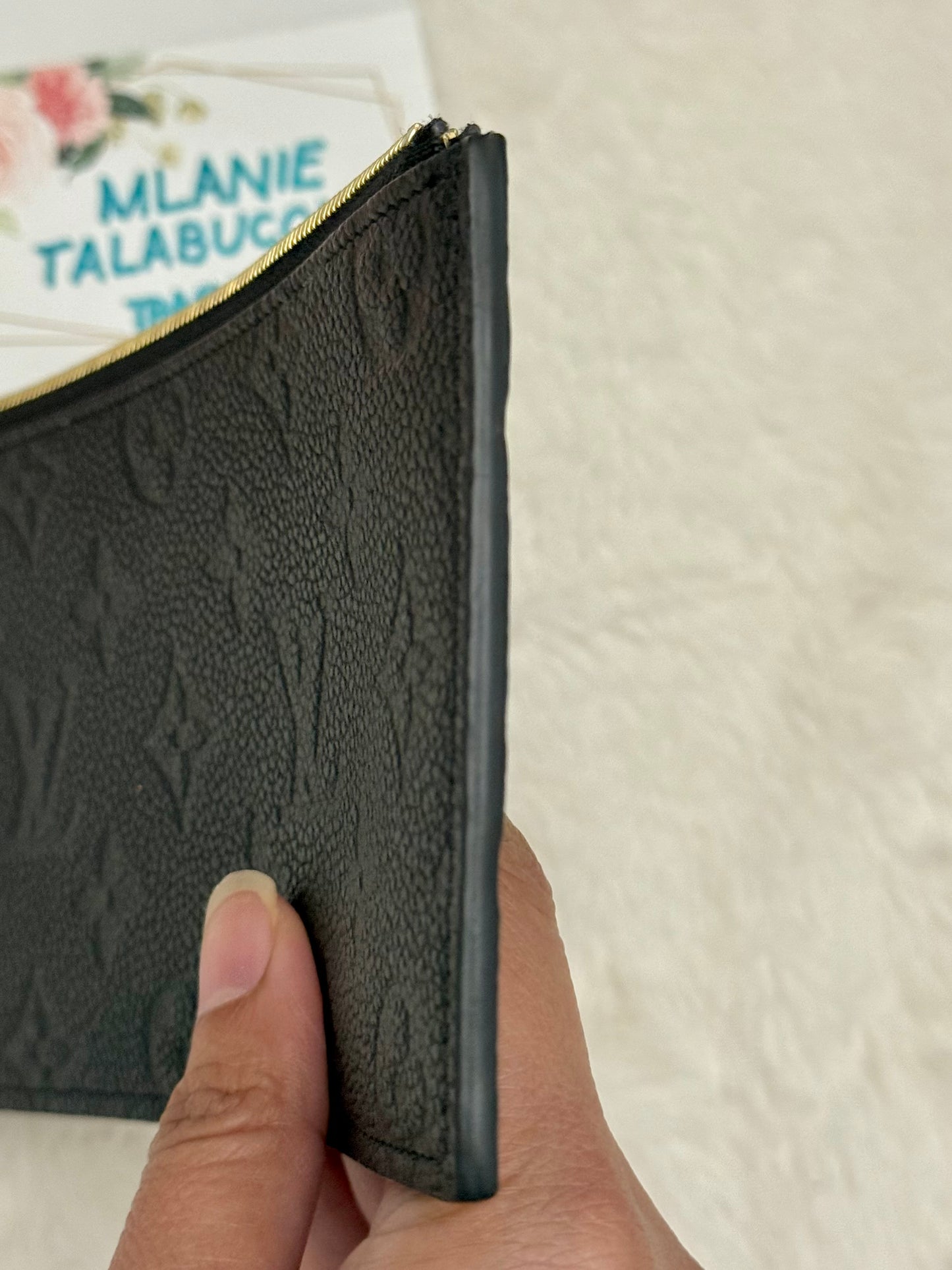 Louis Vuitton Felicie Pochette Black Empreinte