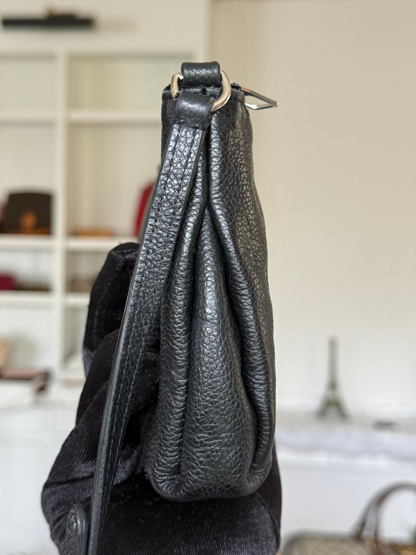 Louis Vuitton Pallas Clutch Black Empreinte