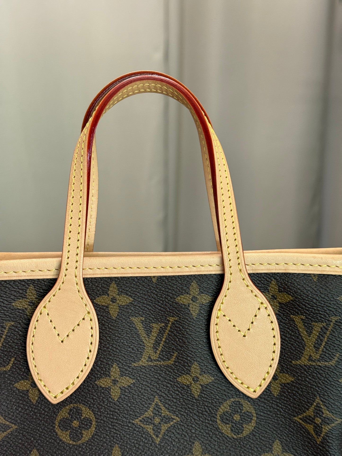 Louis Vuitton Neverfull BB Mono Beige Bag Only