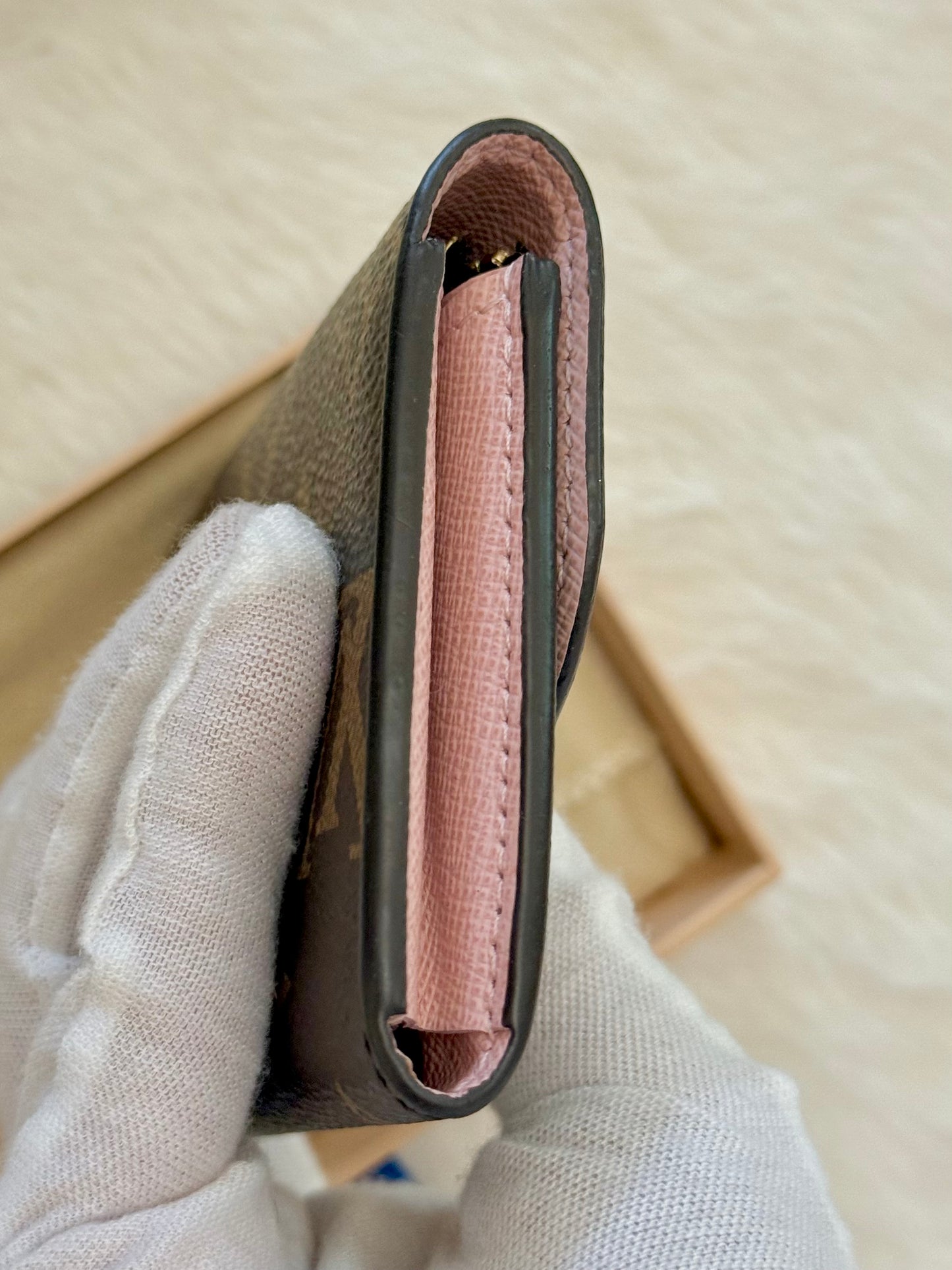 Louis Vuitton Rosalie Mono Rose Ballerine