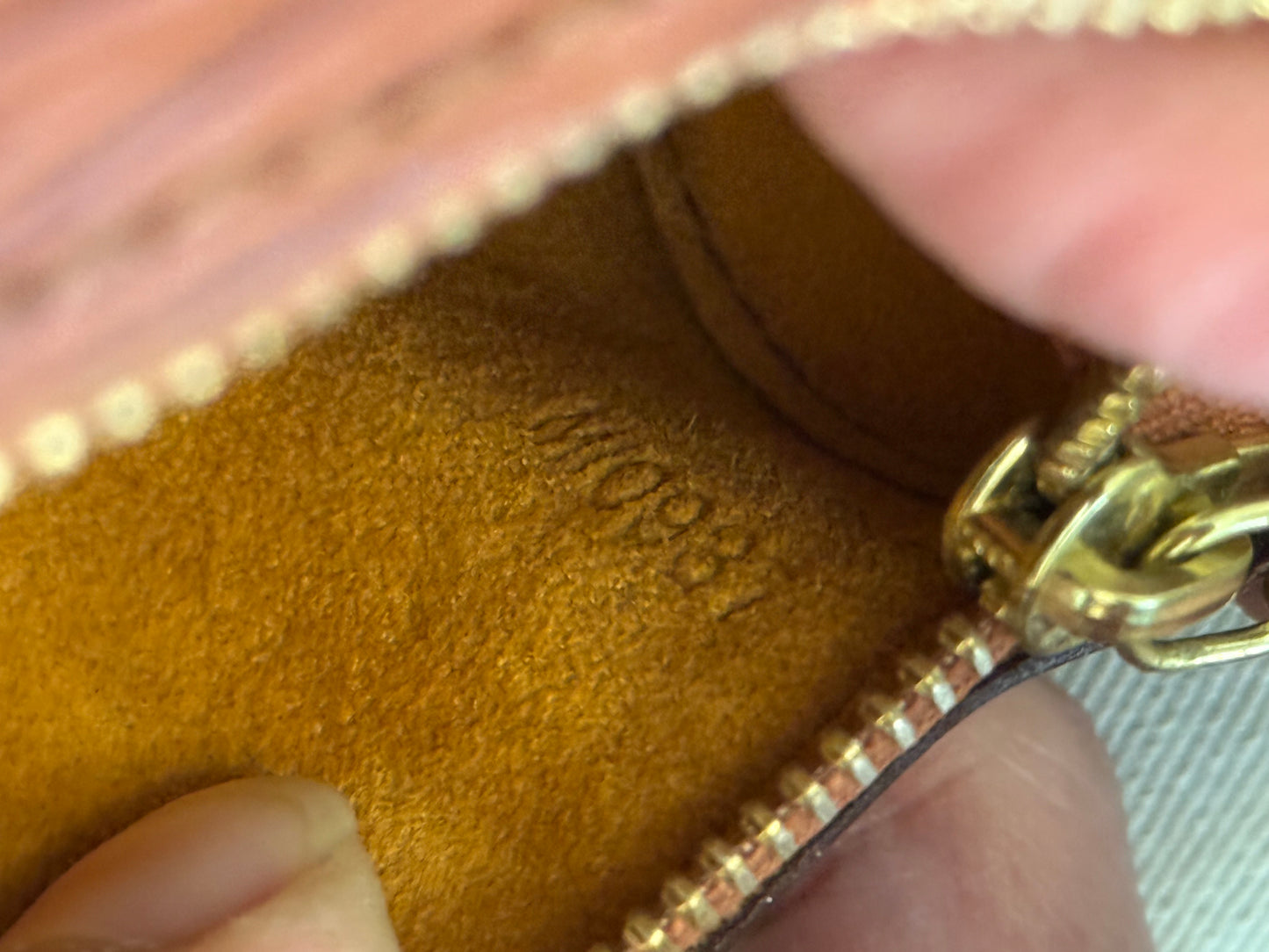 Louis Vuitton Mini Papillon Epi Cognac