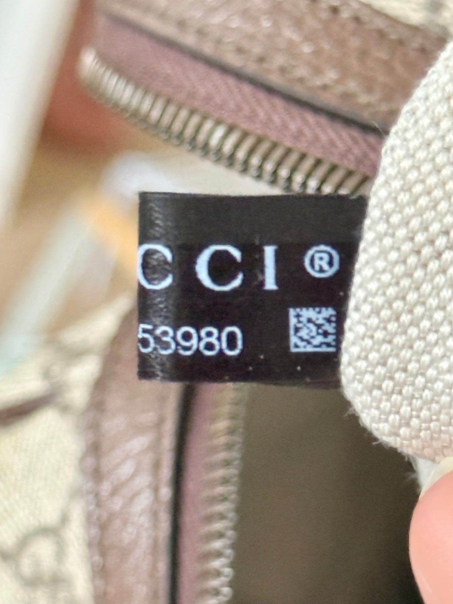 Gucci Ophidia GG Carry-On Supreme Beige Canvas Duffel/Luggage