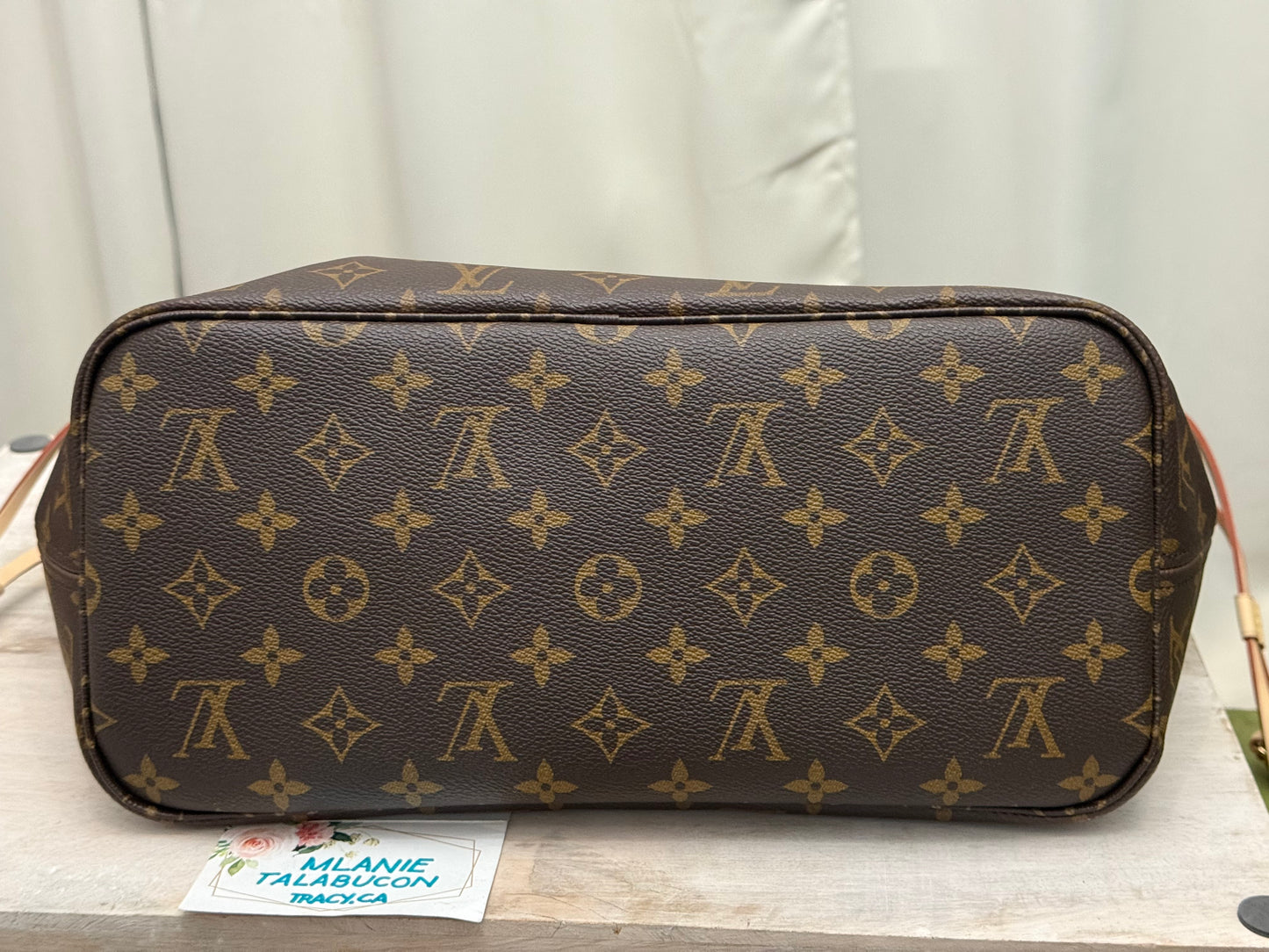 Louis Vuitton Neverfull MM Mono Cerise Bag Only