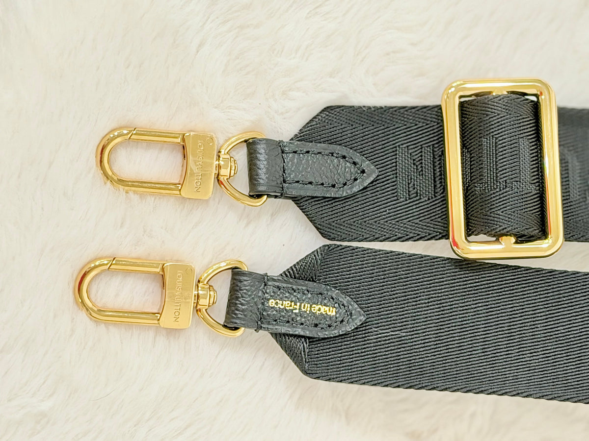 Louis Vuitton Black Jacquard Adjustable Bandouliere Strap J02553