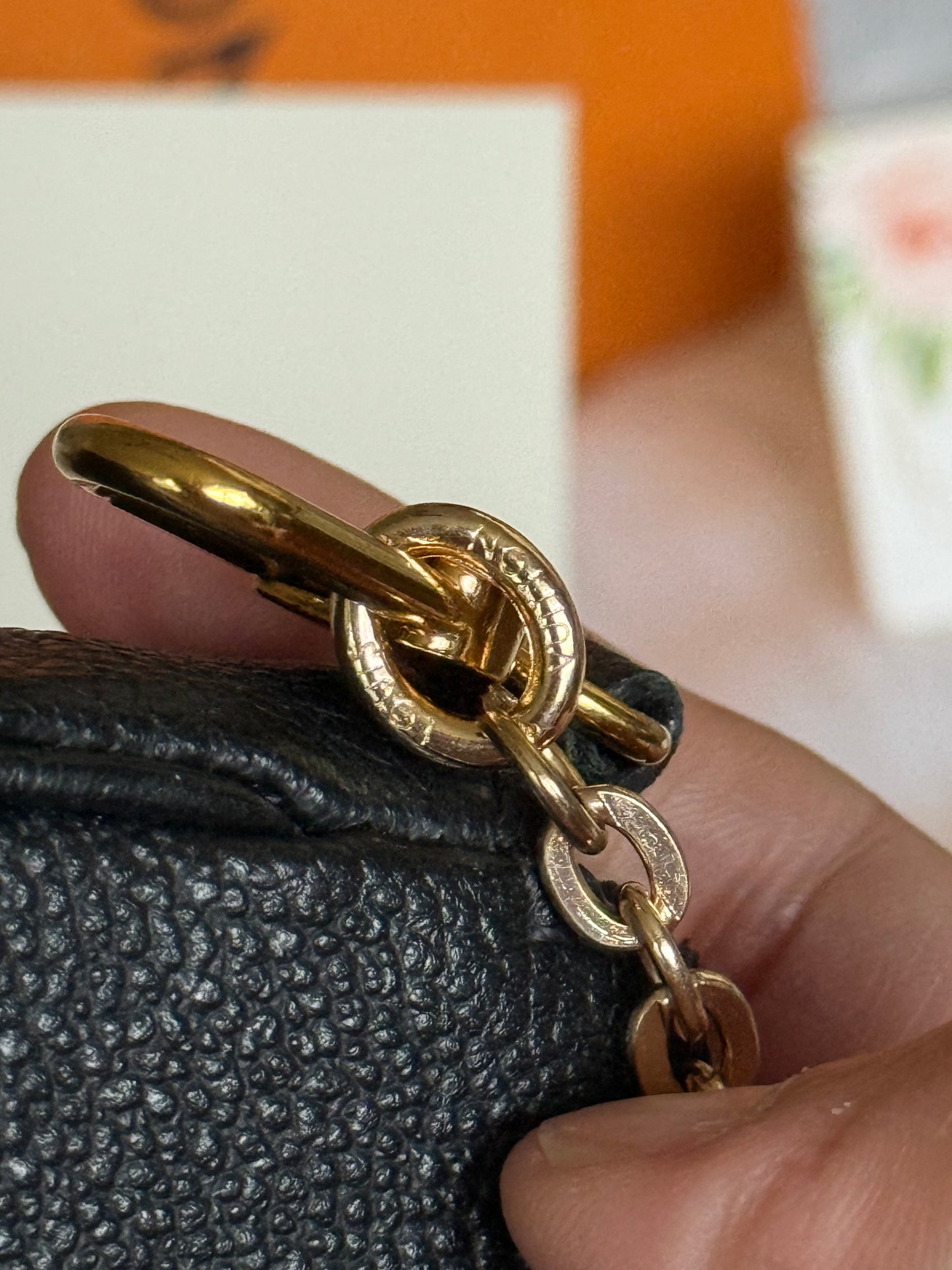 Louis Vuitton Small Pochette Black Empreinte