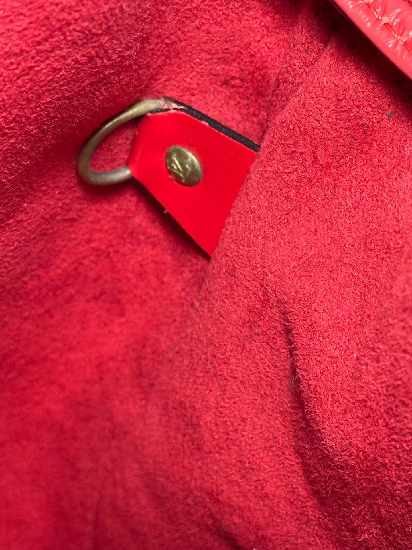 Louis Vuitton Red Epi Petit Noe