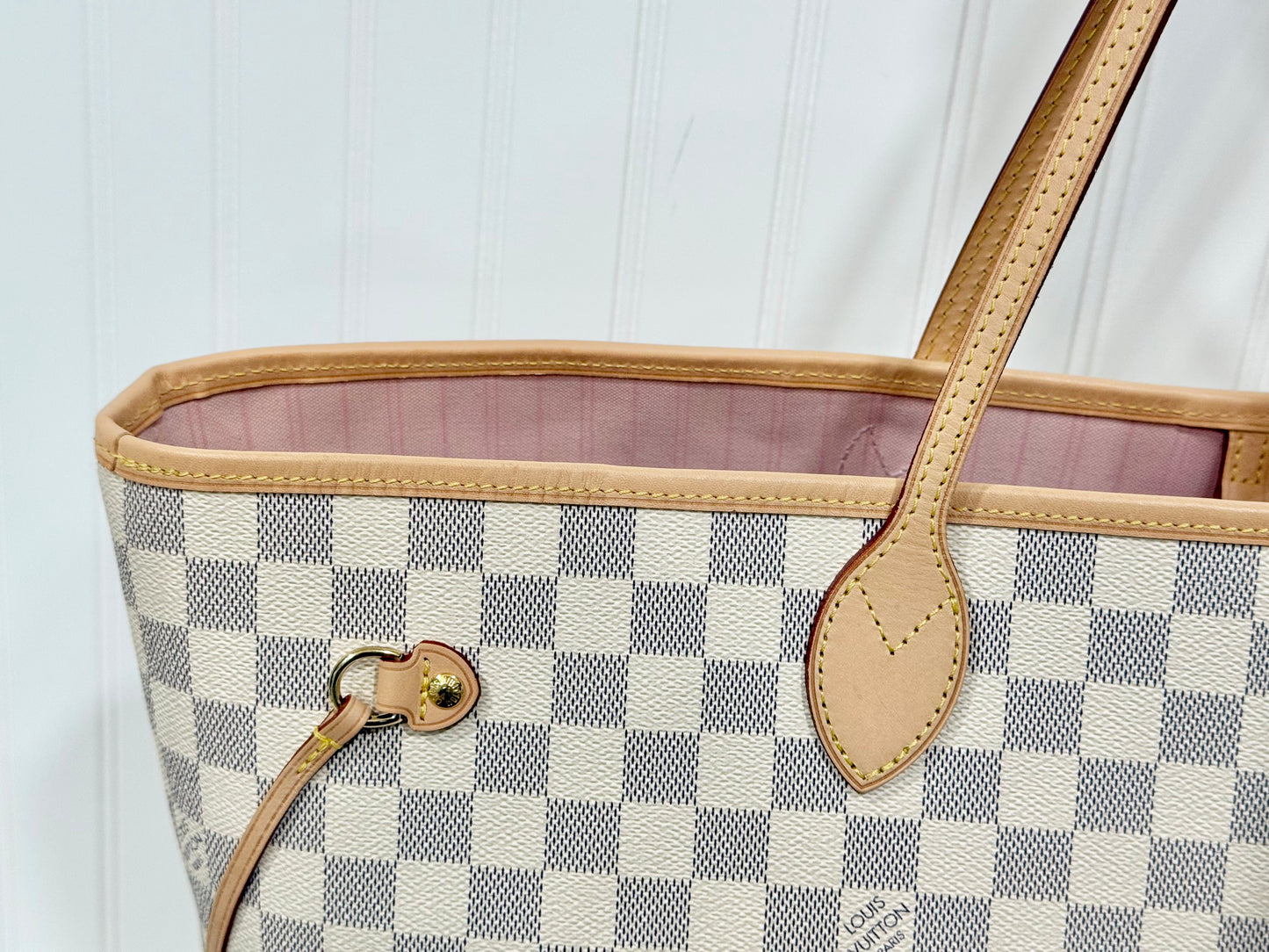 Louis Vuitton Neverfull GM in Damier Azur Rose Ballerine