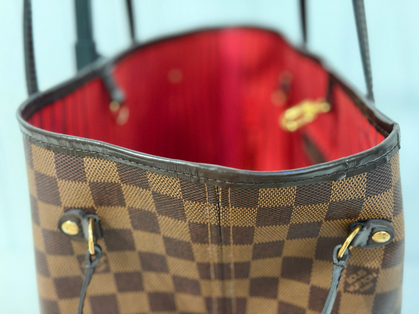 Louis Vuitton Neverfull MM DE Set (Bag and Pouch)