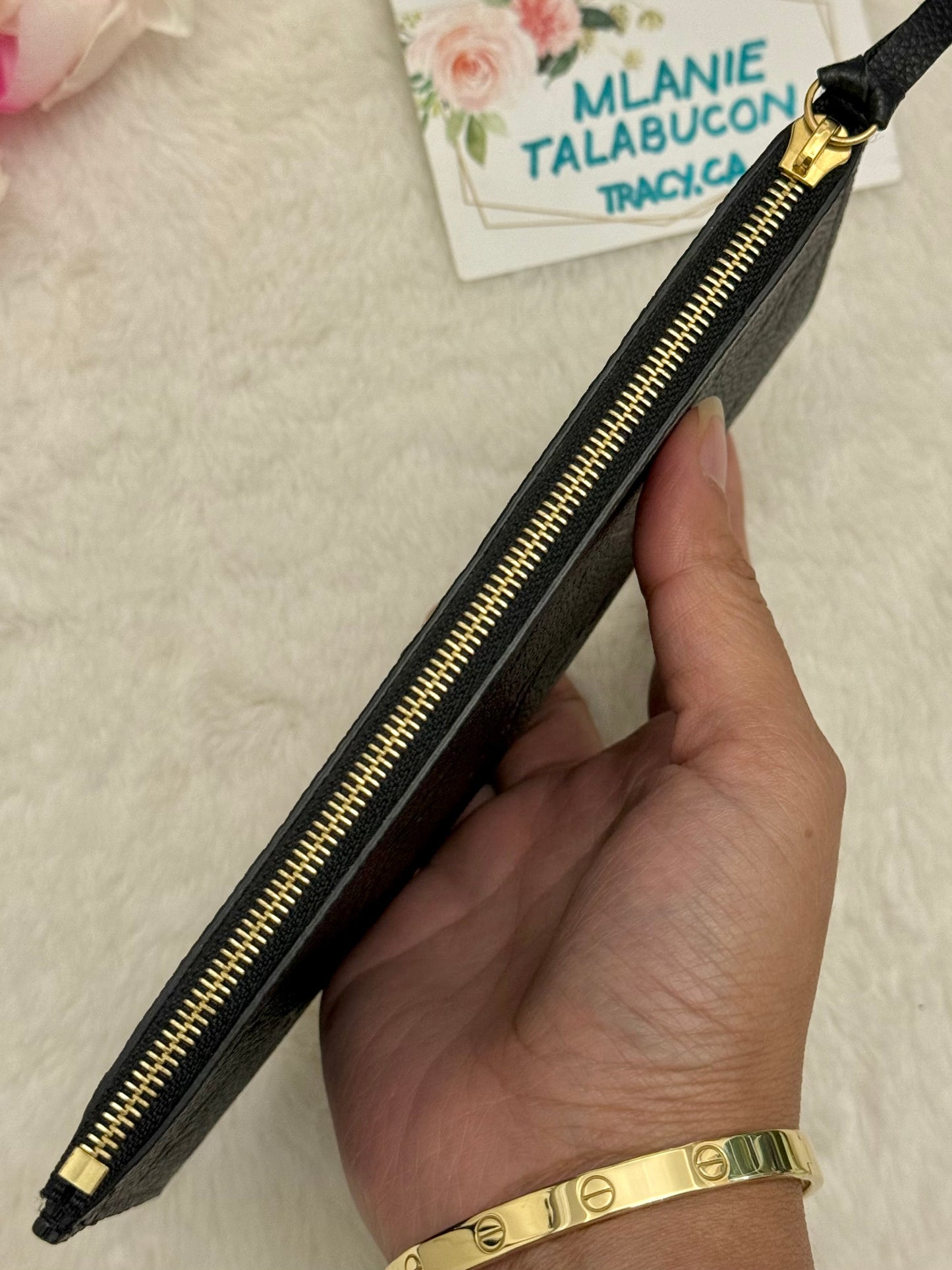 Louis Vuitton Felicie Pochette Black Empreinte