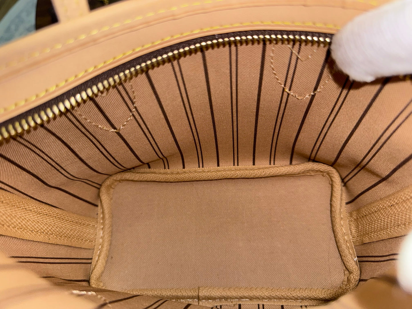 Louis Vuitton Neverfull BB Mono Beige Bag Only