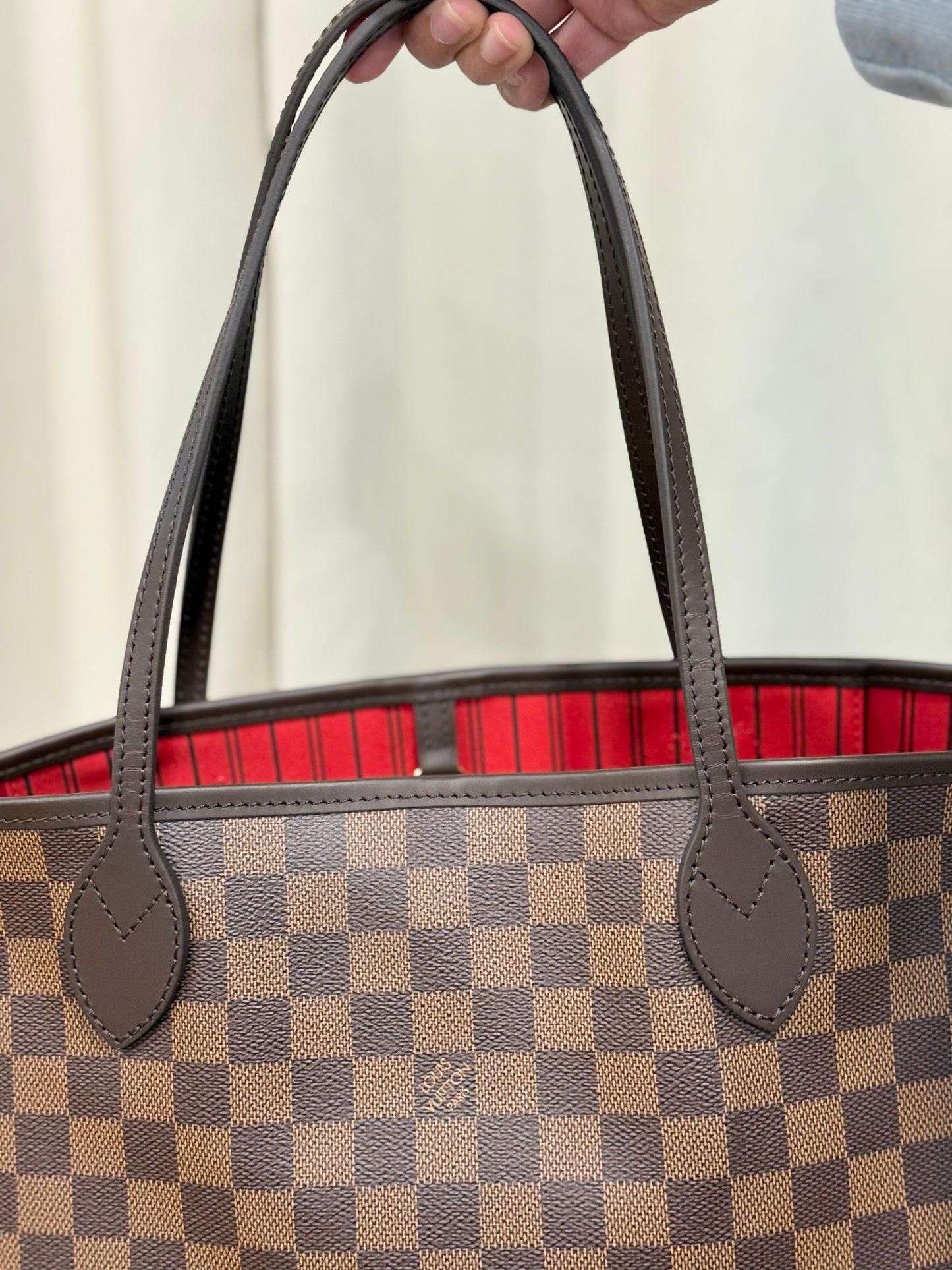 Louis Vuitton Neverfull MM Damier Ebene Cerise
