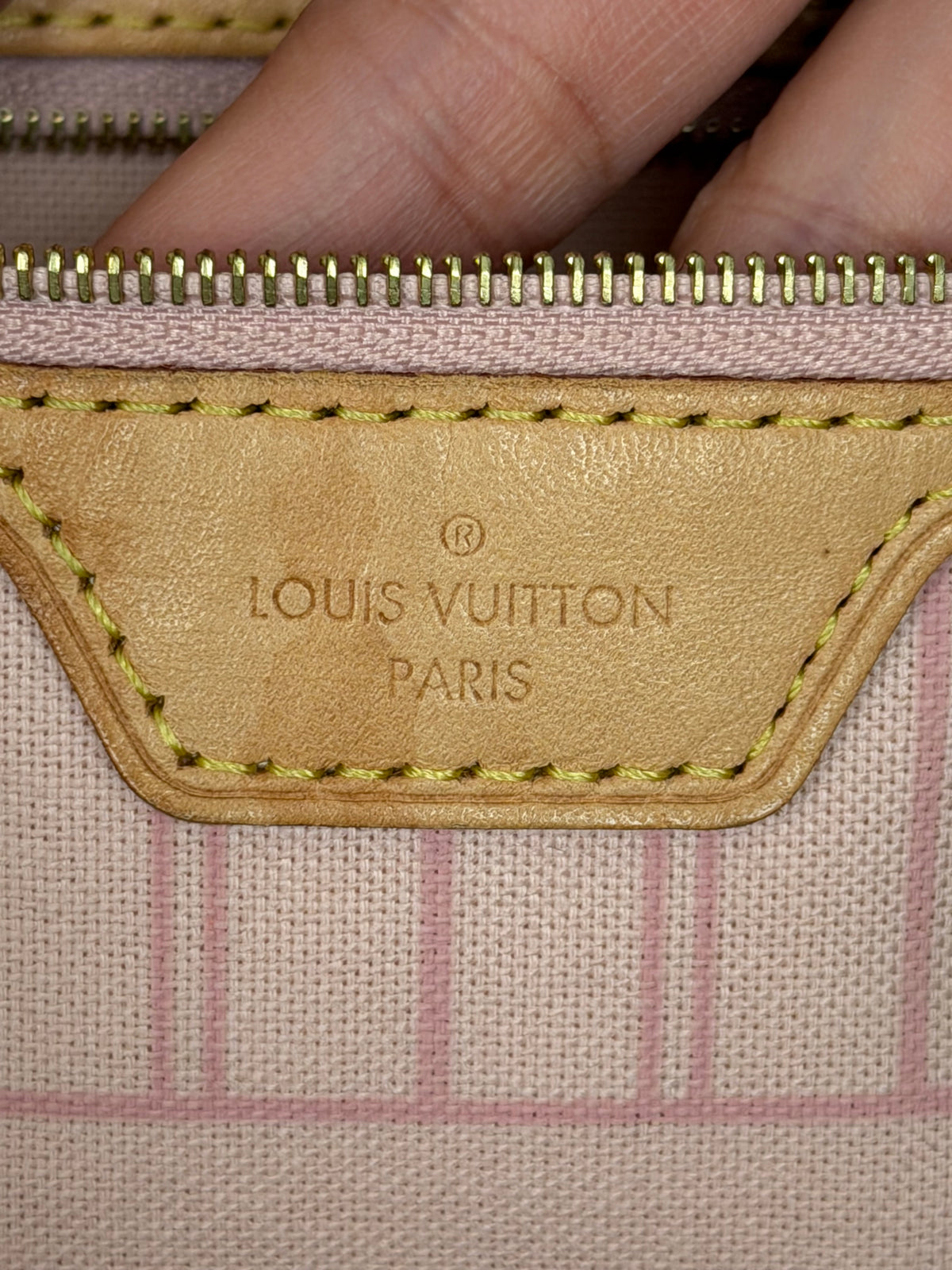 Louis Vuitton Neverfull MM Damier Azur Rose Ballerine