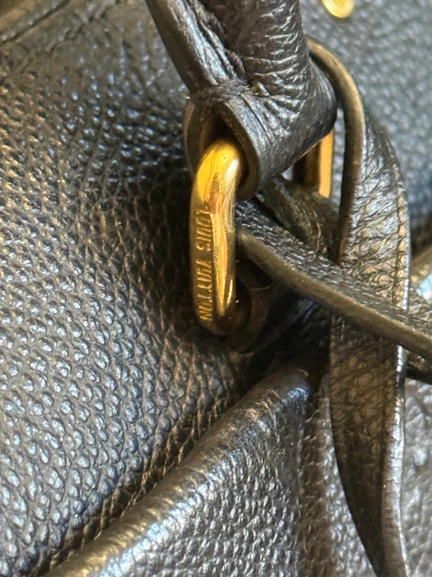 Louis Vuitton Speedy 25 Bandouliere Mono Empreinte Black/Noir