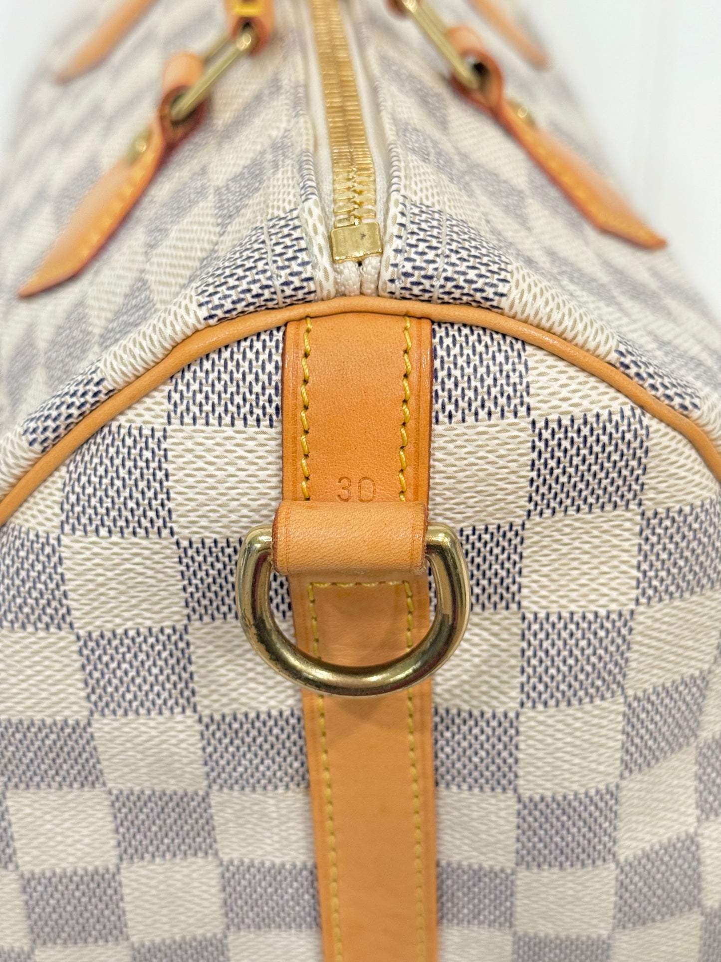 Louis Vuitton Speedy 30 Bandouliere Damier Azur