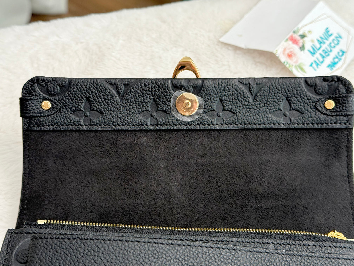 Louis Vuitton Vavin Chain Wallet Mono Empreinte Noir/Black