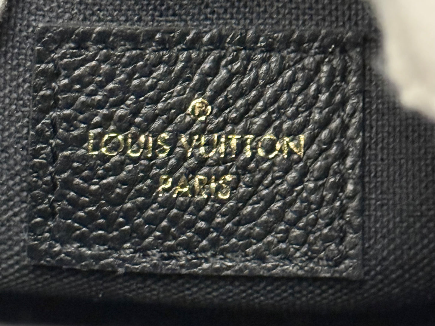 Louis Vuitton Felicie Pochette Black Empreinte