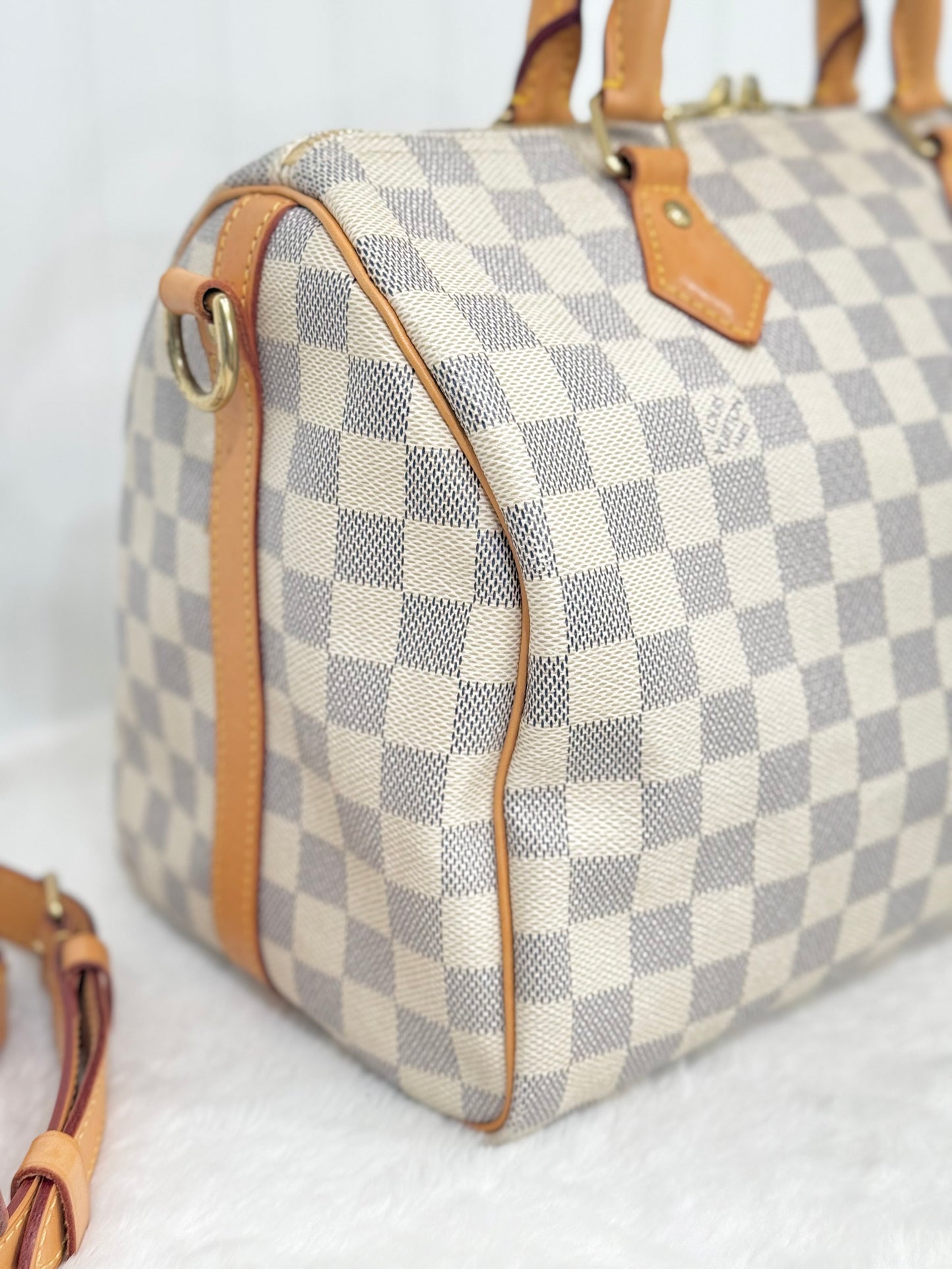 Louis Vuitton Speedy 30 Bandouliere Damier Azur