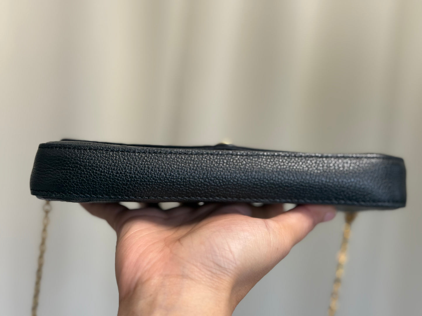 Louis Vuitton Felicie Pochette Black Mono Empreinte
