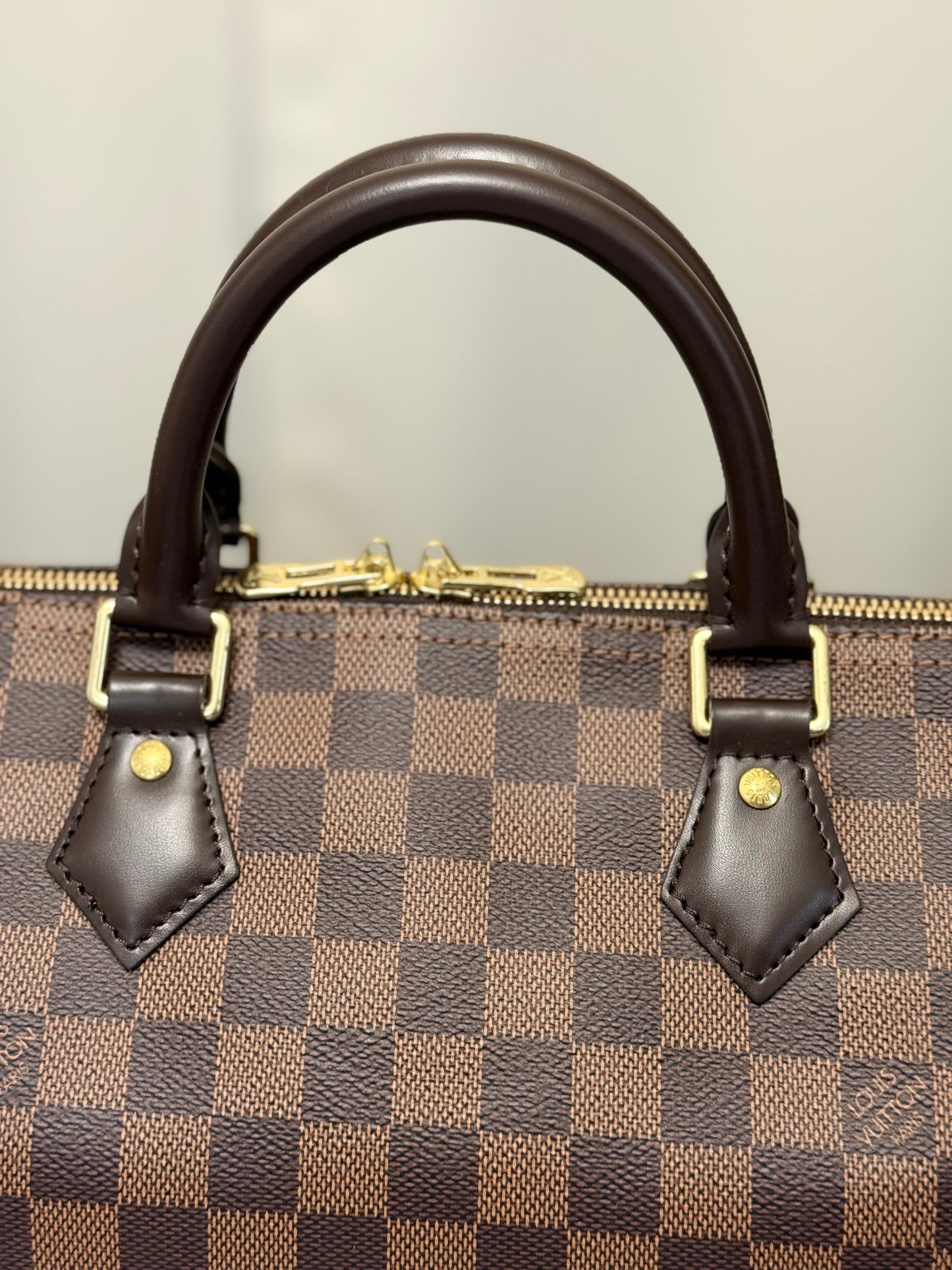 Louis Vuitton Speedy 30 Bandouliere Damier Ebene
