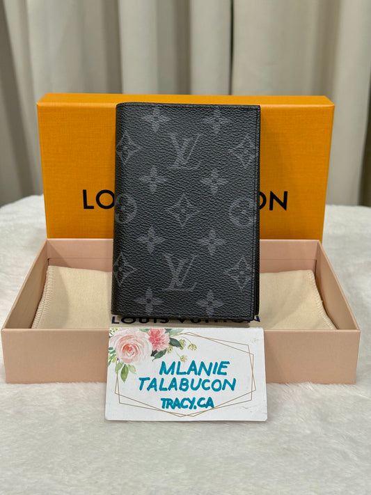 Louis Vuitton Passport Cover Mono Eclipse