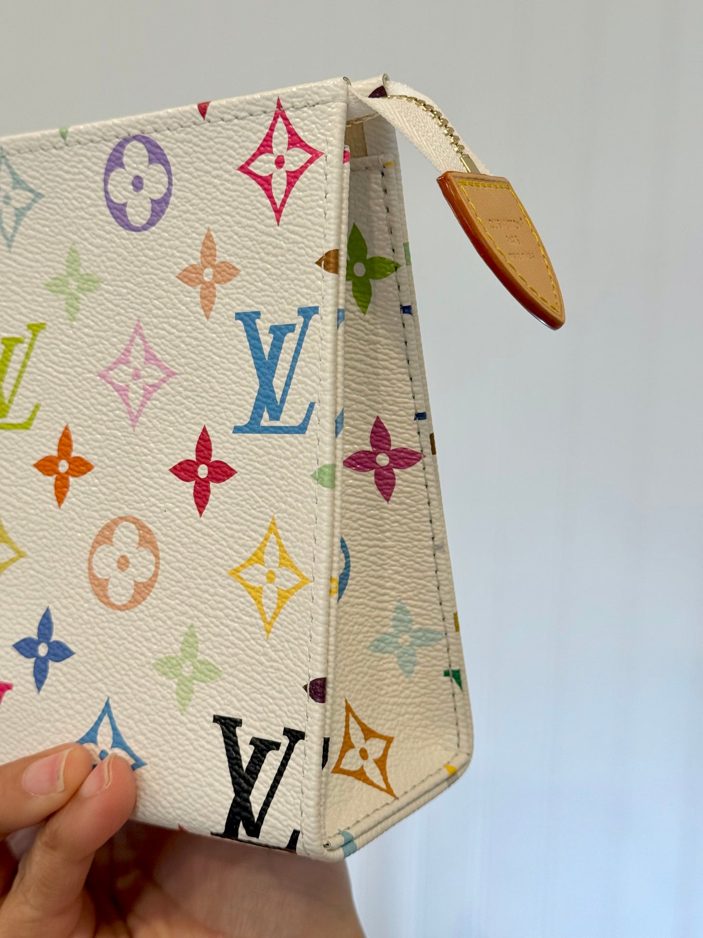 Louis Vuitton Toiletry 19 Takashi Murakami Multicolore Blanc/White