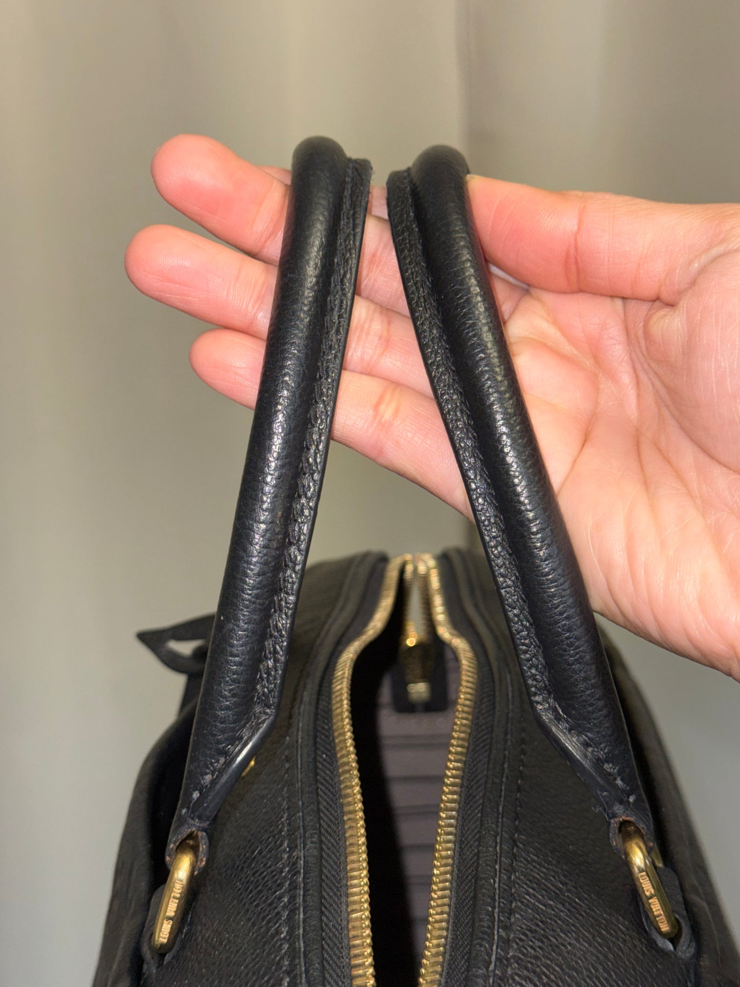 Louis Vuitton Speedy 25 Bandouliere Mono Empreinte Black/Noir