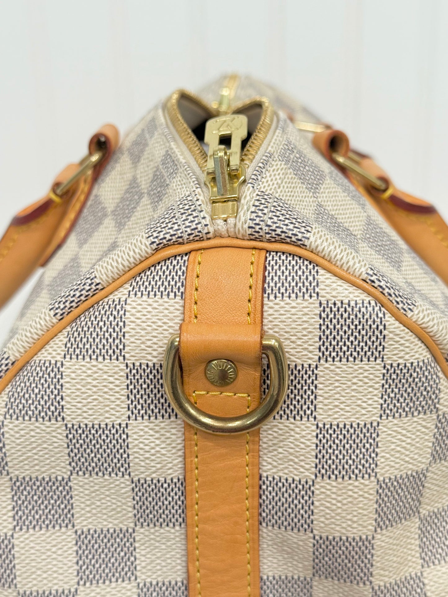 Louis Vuitton Speedy 30 Bandouliere Damier Azur