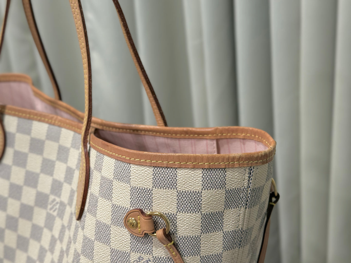 Louis Vuitton Neverfull MM Damier Azur Rose Ballerine