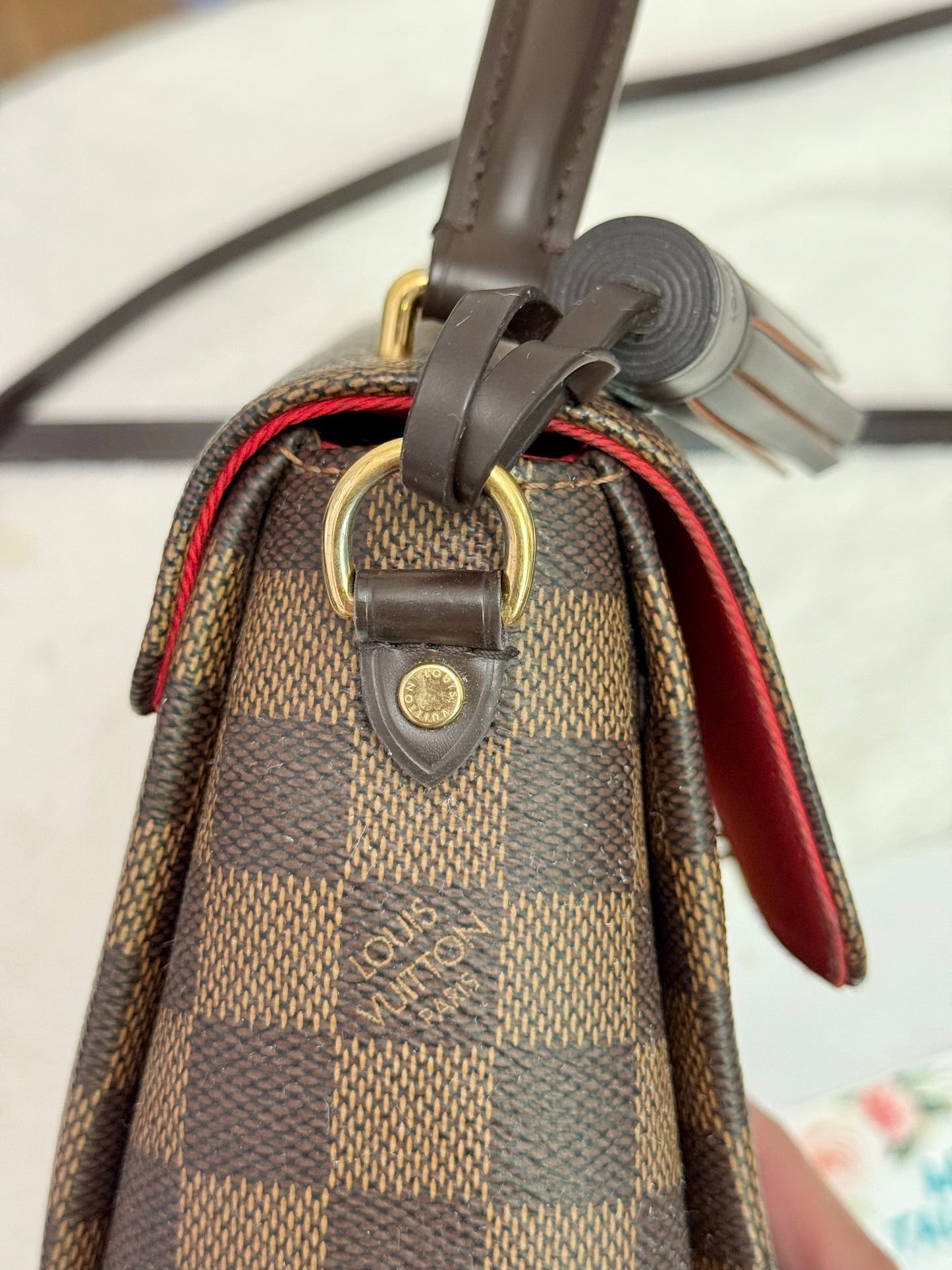 Louis Vuitton Croisette Damier Ebene Crossbody Bag