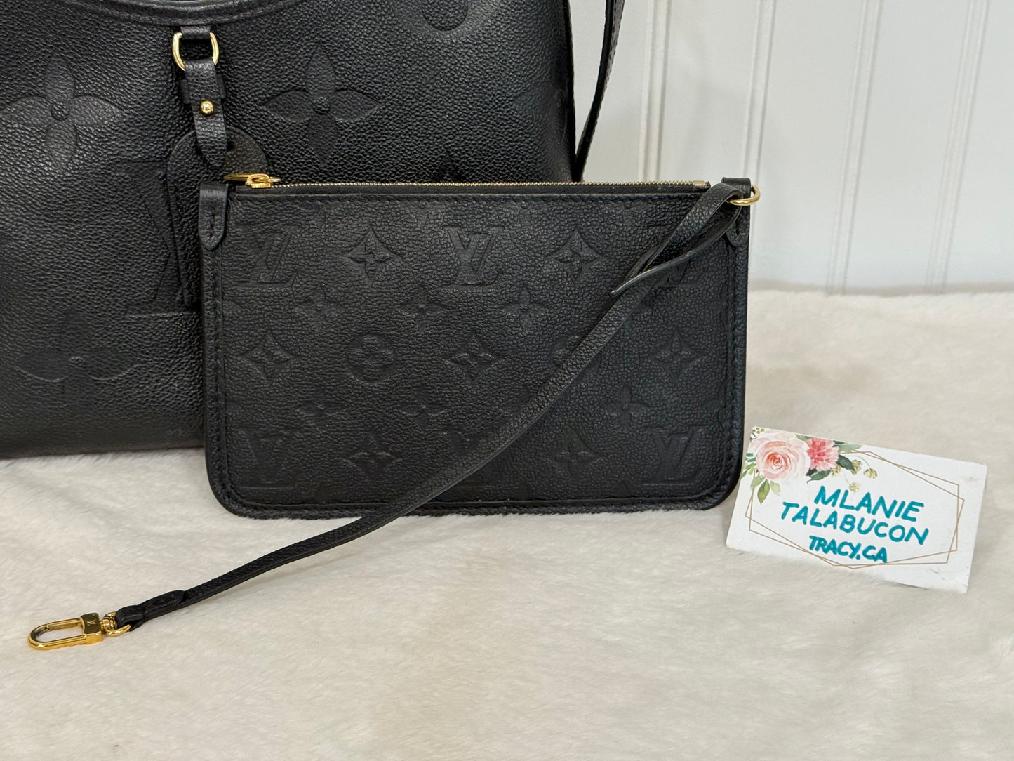 Louis Vuitton Carryall PM Giant Mono Empreinte Black/Noir