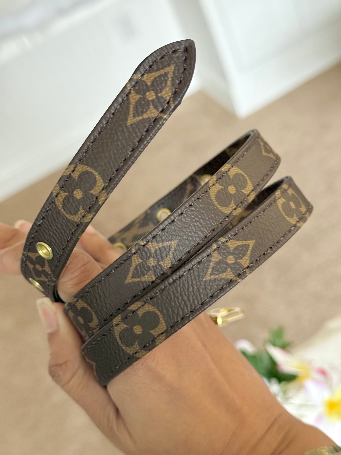 Louis Vuitton J52315 Mono Adjustable Strap 16mm