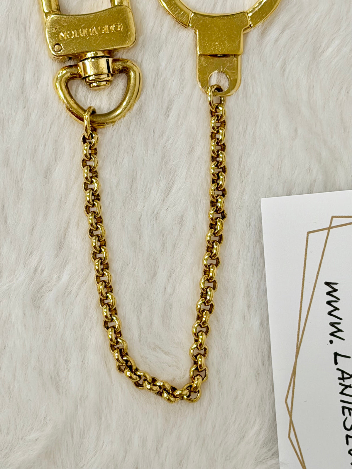 Louis Vuitton 8.25” Strap Extender Chain