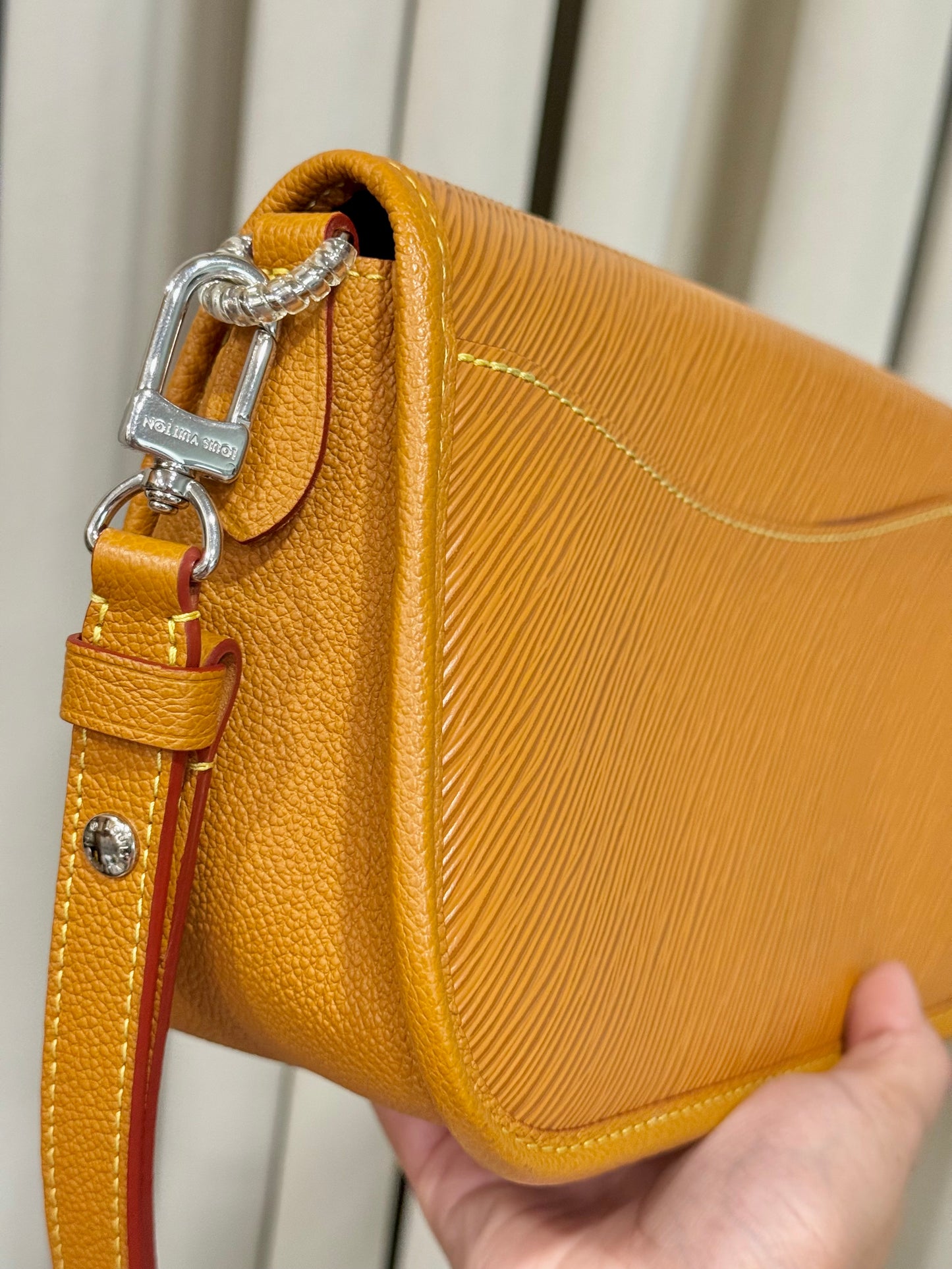 Louis Vuitton Buci in Epi Gold Honey