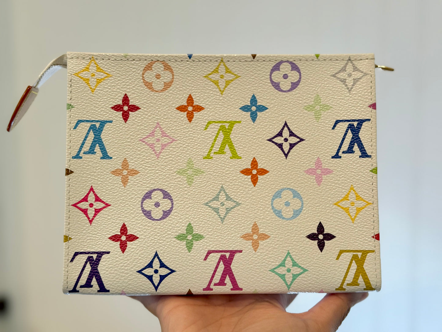 Louis Vuitton Toiletry 19 Takashi Murakami Multicolore Blanc/White