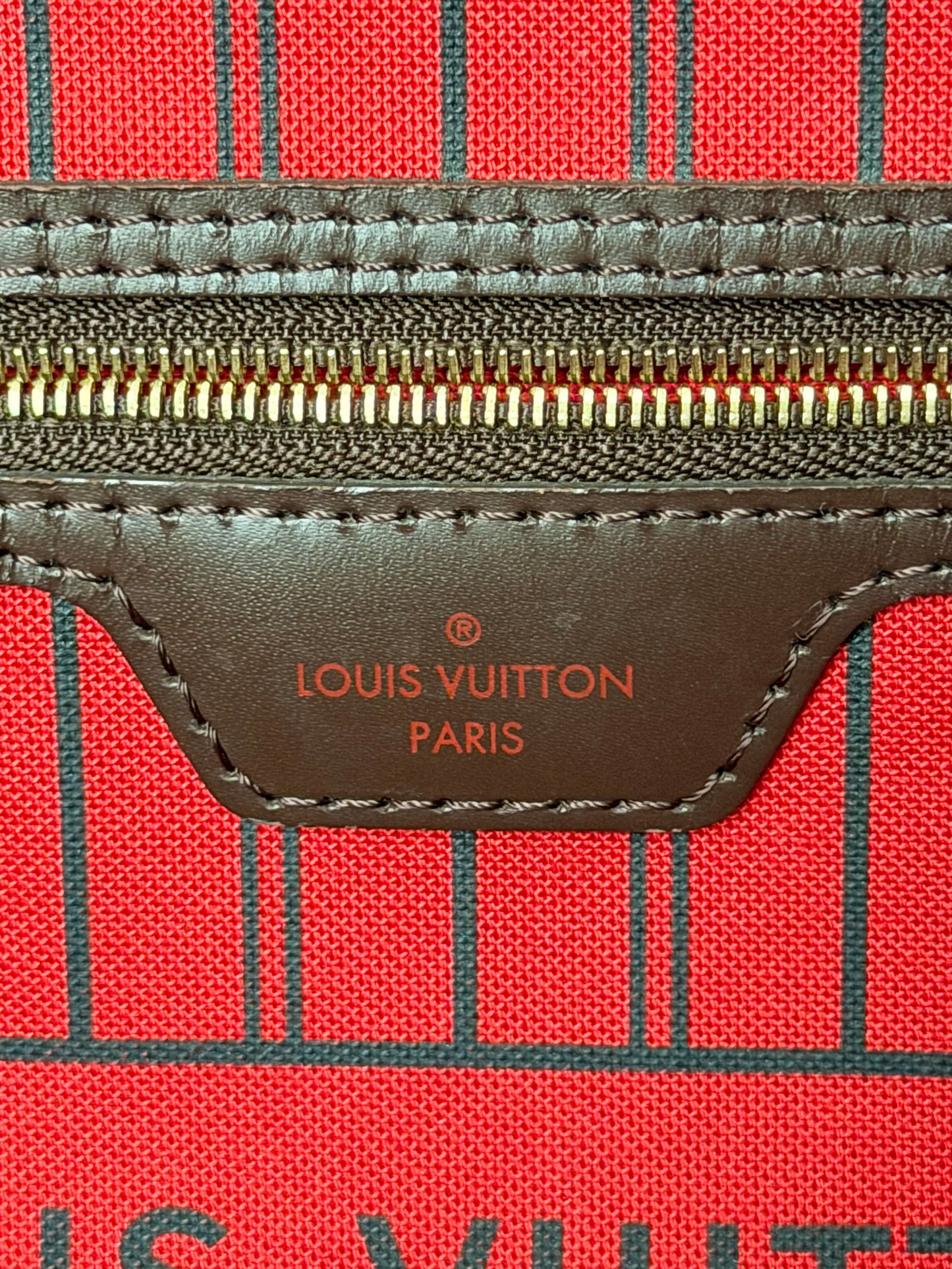 Louis Vuitton Neverfull MM DE Set (Bag and Pouch)