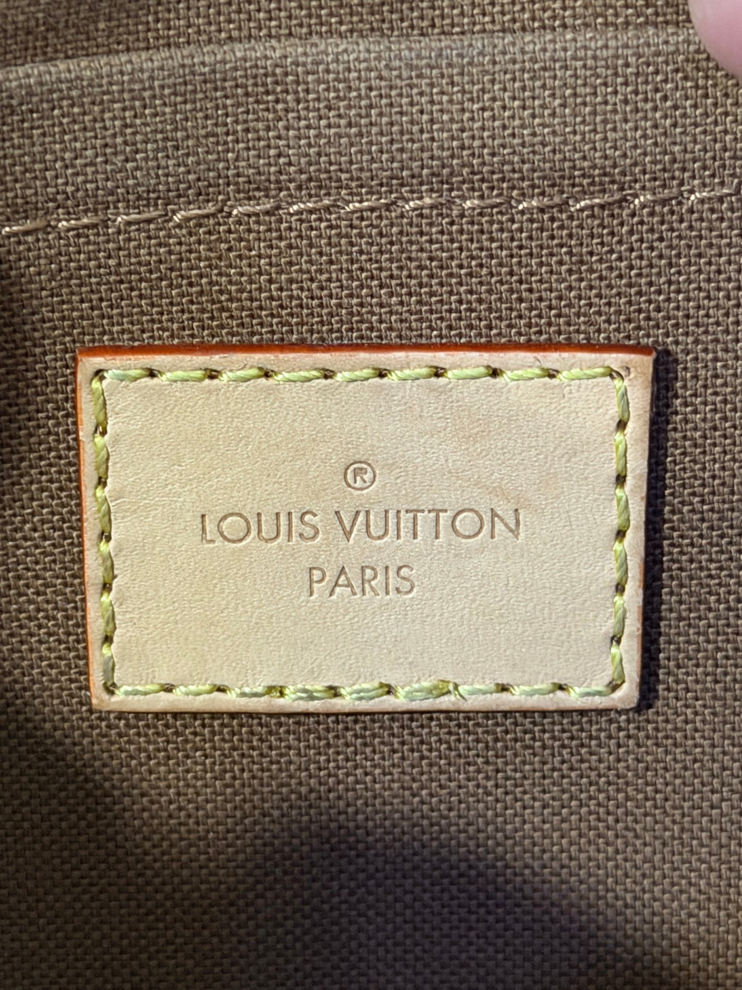 Louis Vuitton Multi Pochette Mono with Pink/Rose Adjustable Jacquard Strap