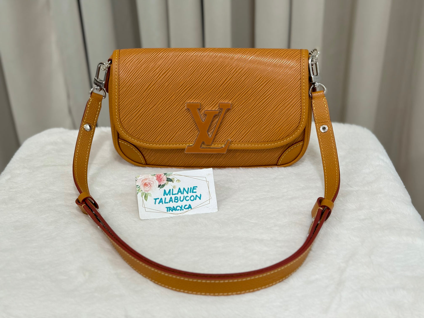 Louis Vuitton Buci in Epi Gold Honey