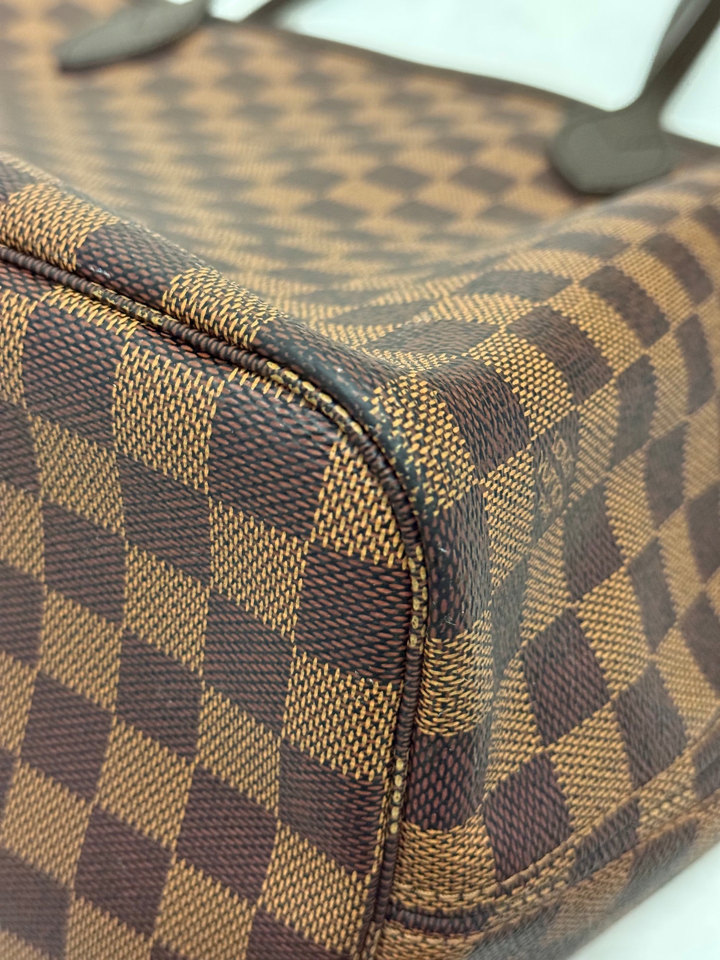 Louis Vuitton Neverfull MM Damier Ebene Bag Only
