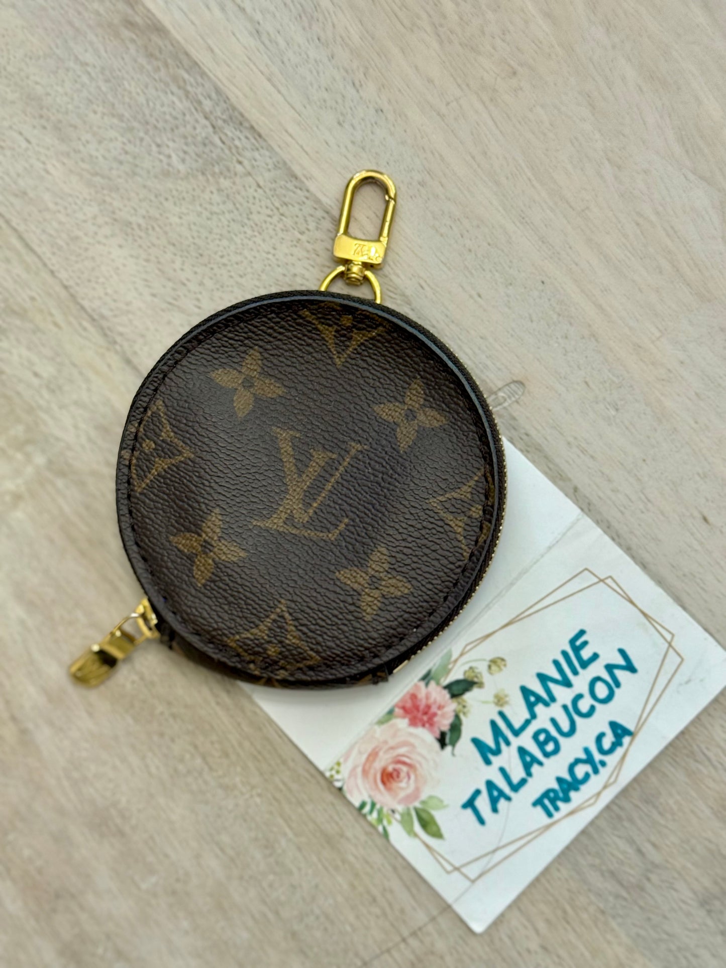 Louis Vuitton Round Coin Purse from Multi Pochette Set