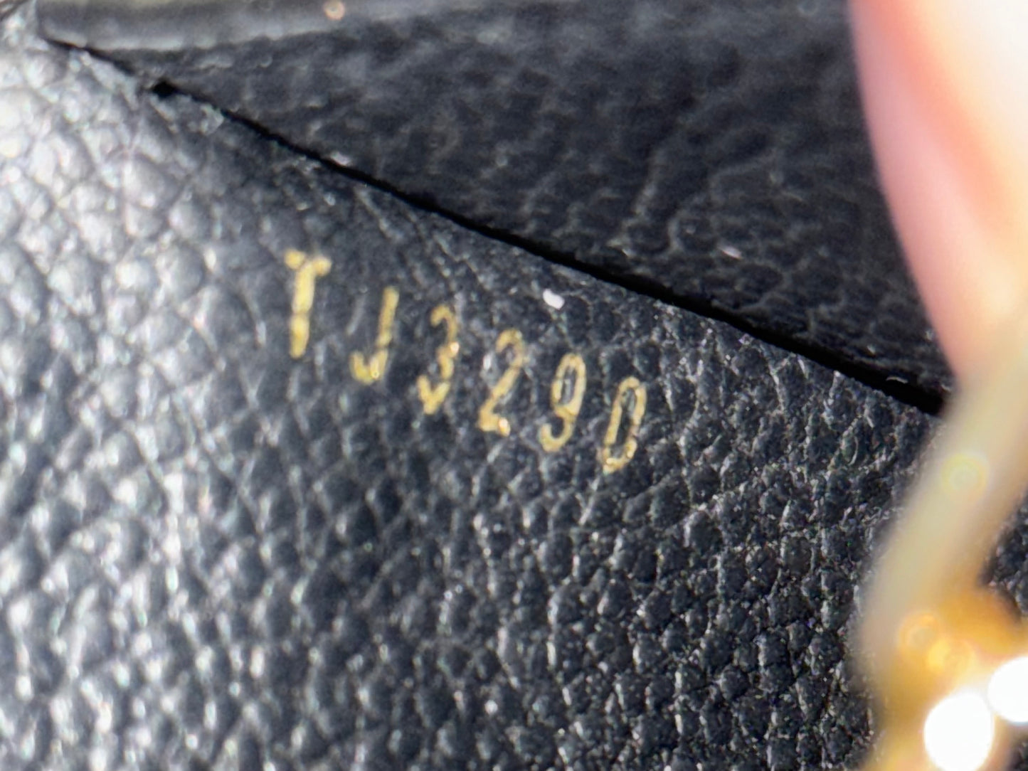 Louis Vuitton Key Pouch Empreinte Noir/Black