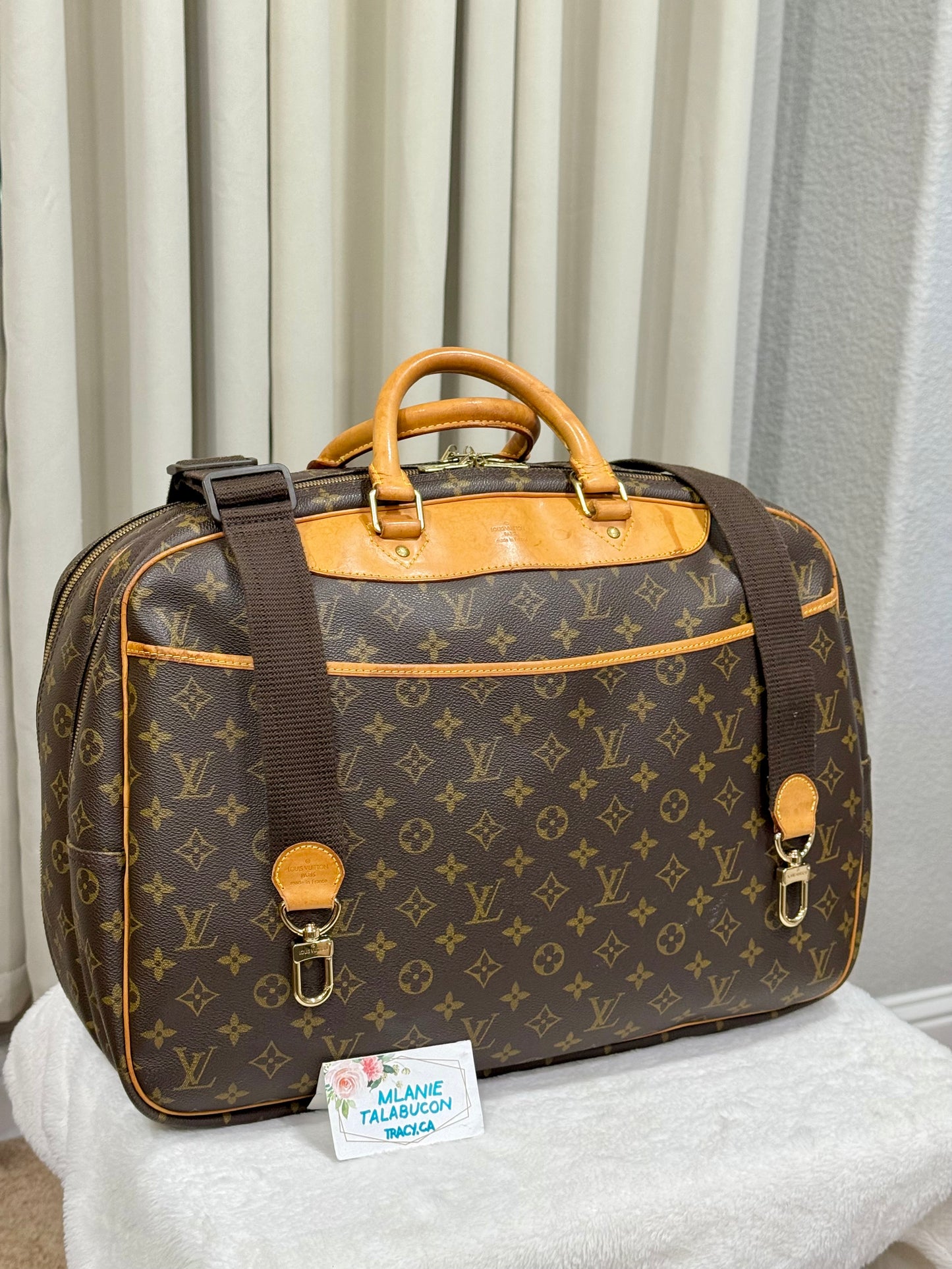 Louis Vuitton Alize 24 Mono soft Suitcase