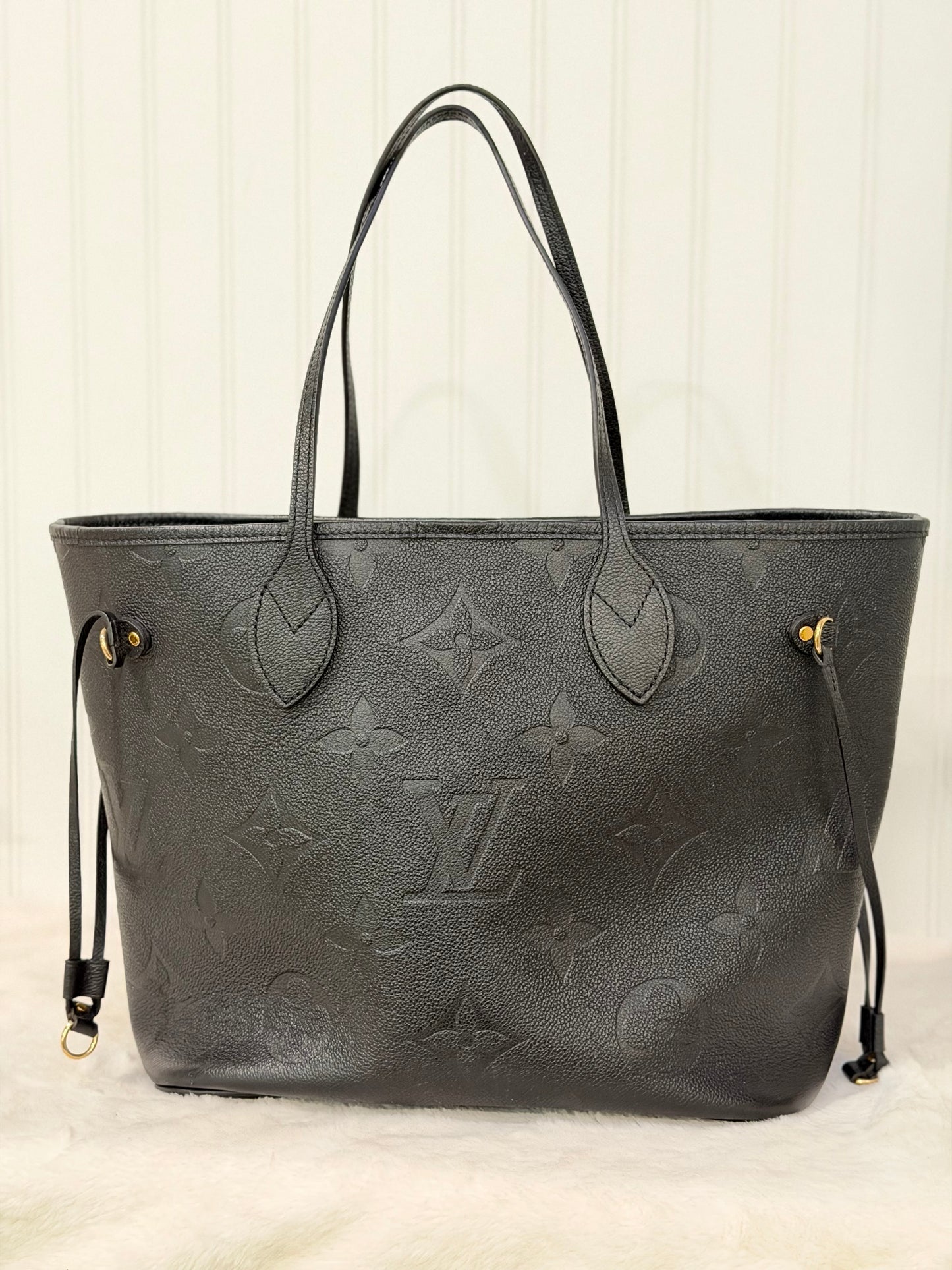Louis Vuitton Neverfull Mono Giant Empreinte Black