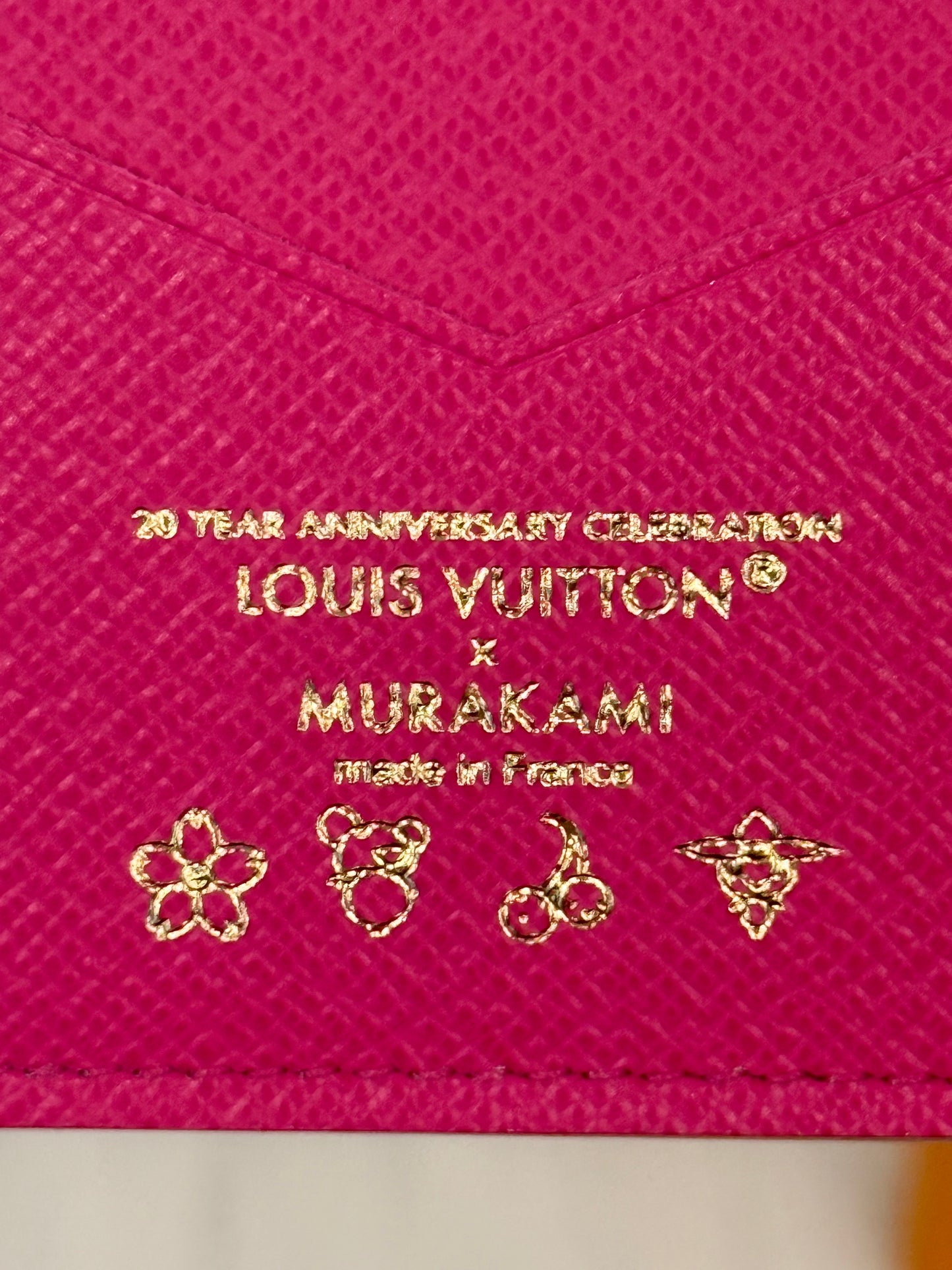Louis Vuitton LVxTM Takashi Murakami Multicolore Blanc/White Passport Cover