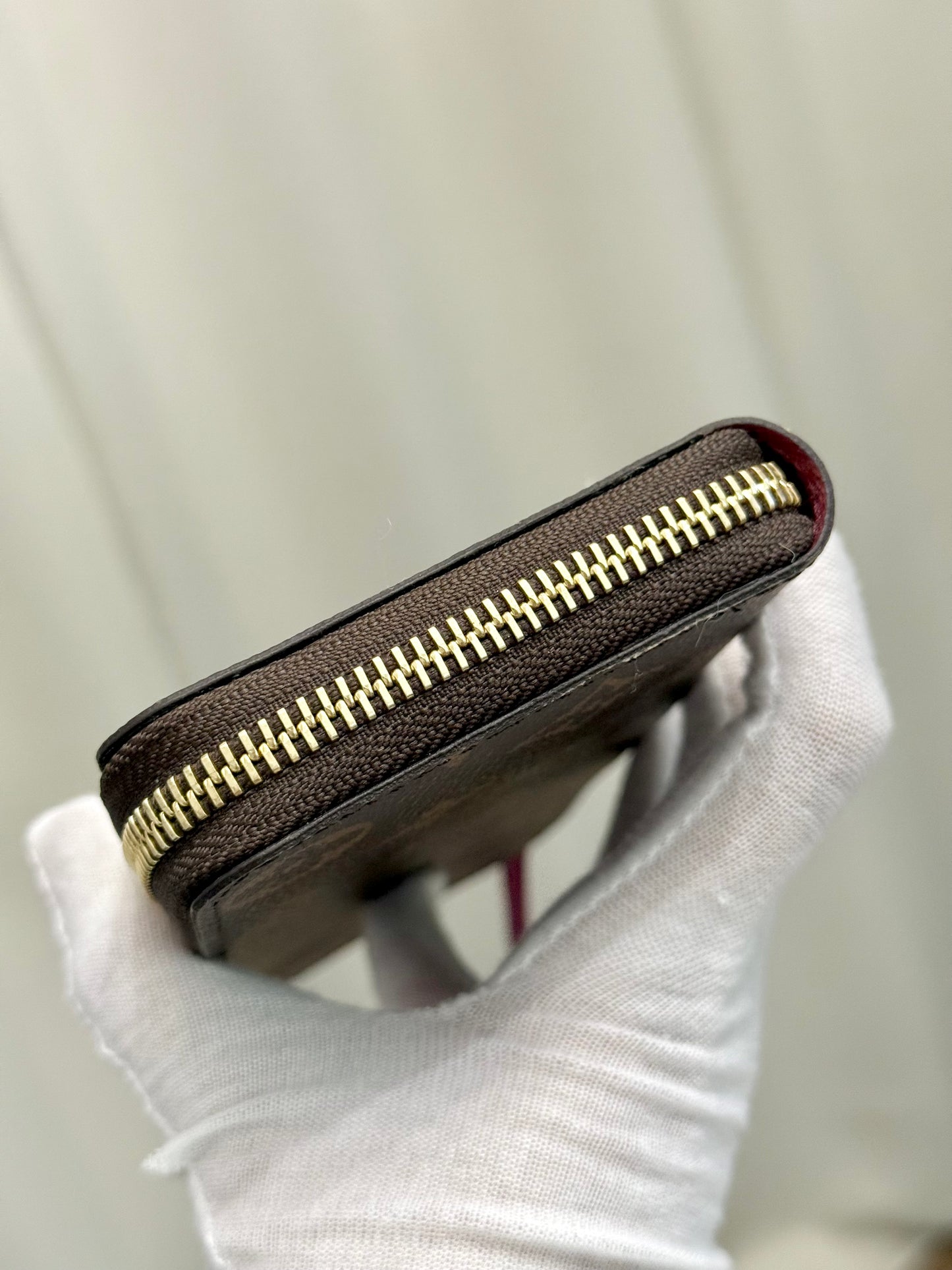 Louis Vuitton Clemence Mono Fuchsia Wallet