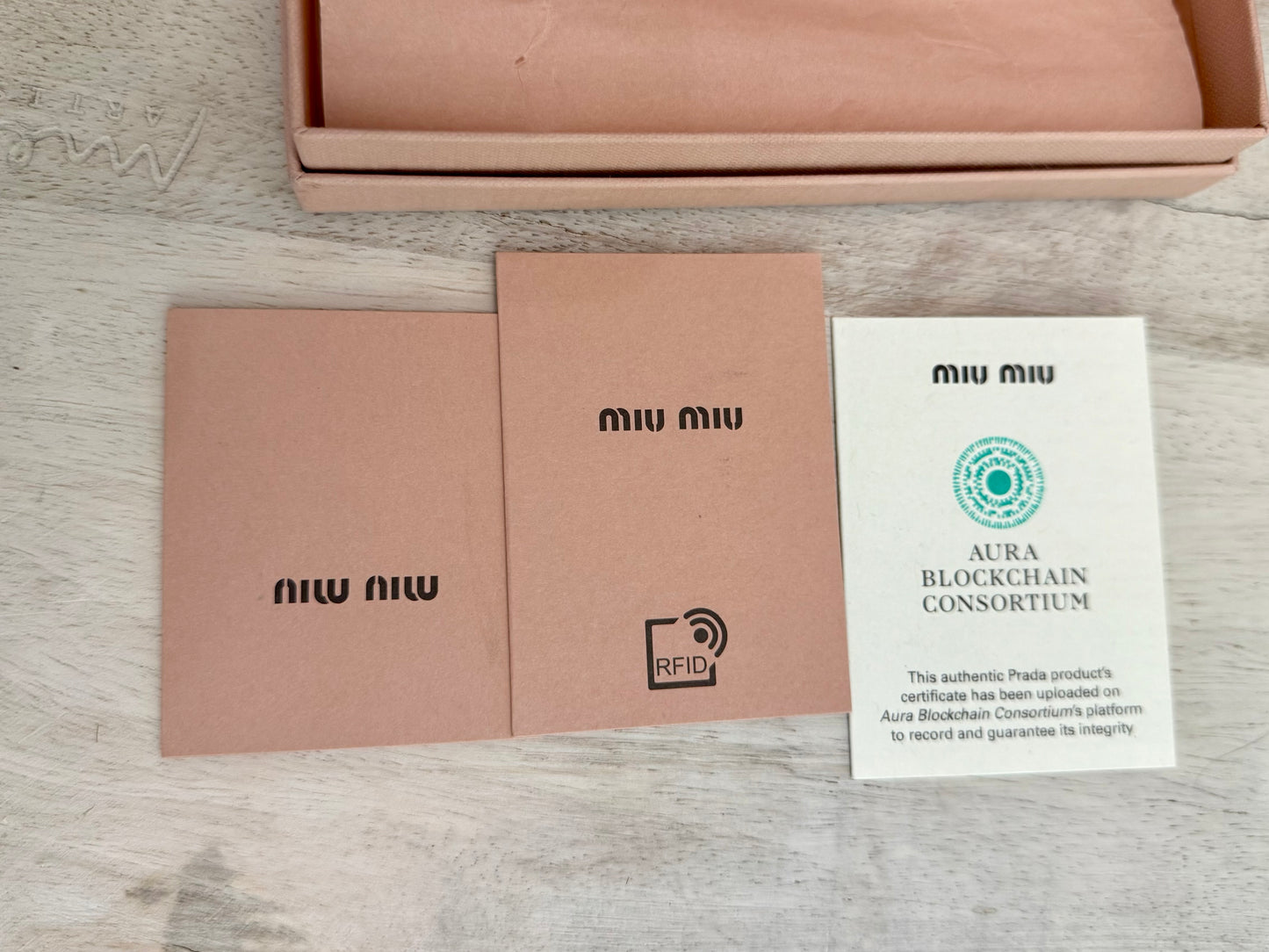 Miu Miu Matelasse Card Case Wallet in Pink