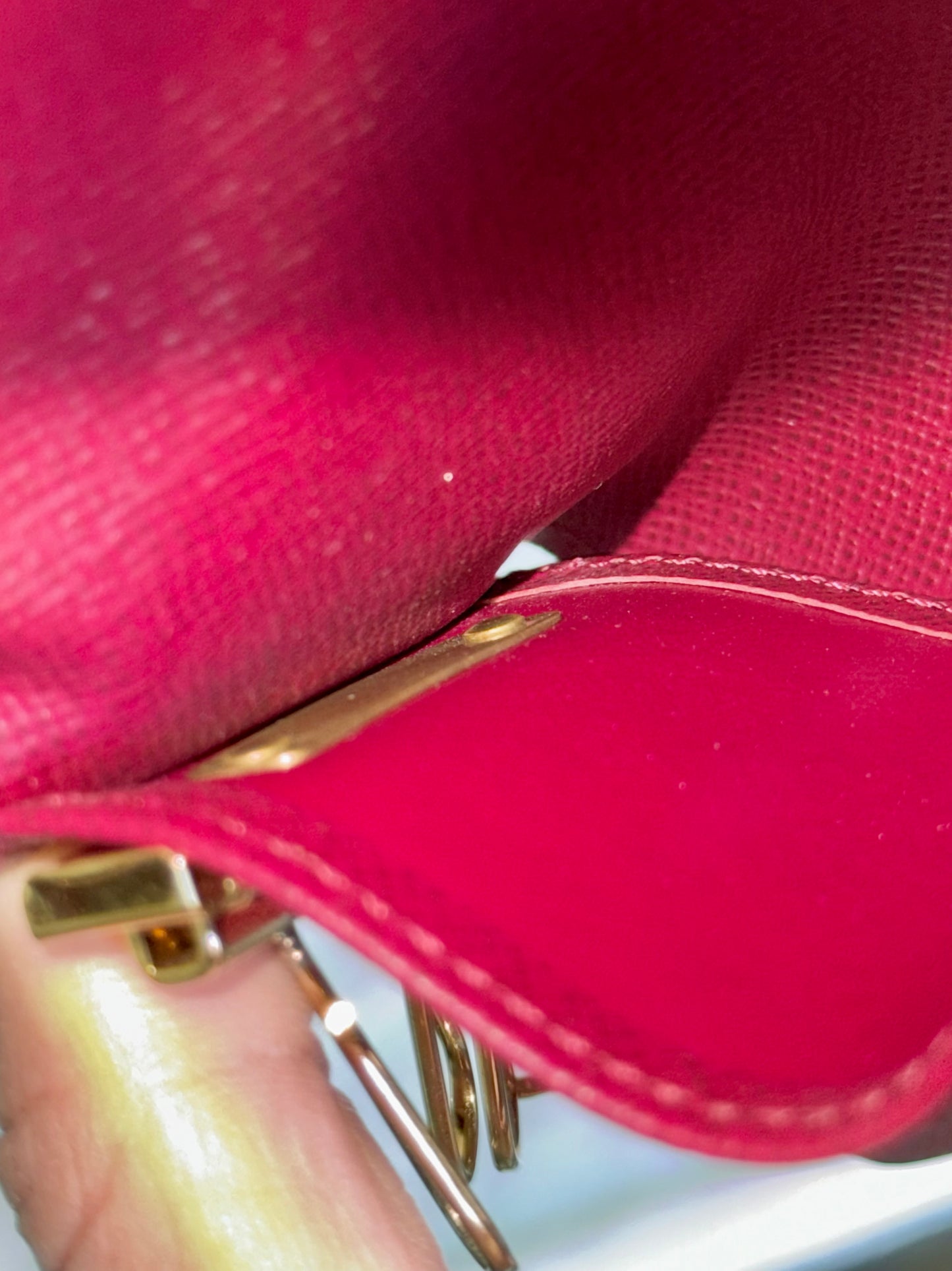Louis Vuitton 6-Key Holder Mono Fuchsia