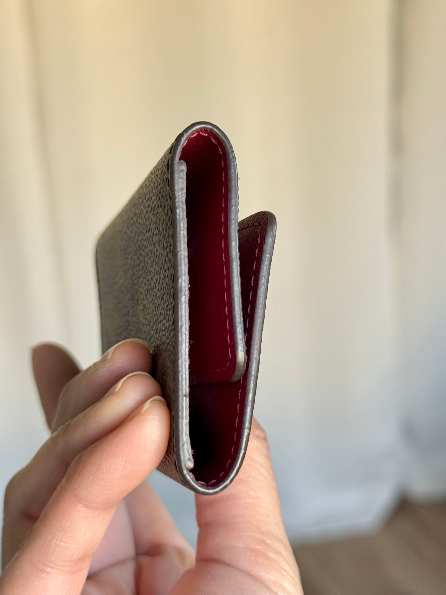 Louis Vuitton 6-Key Holder Mono Fuchsia